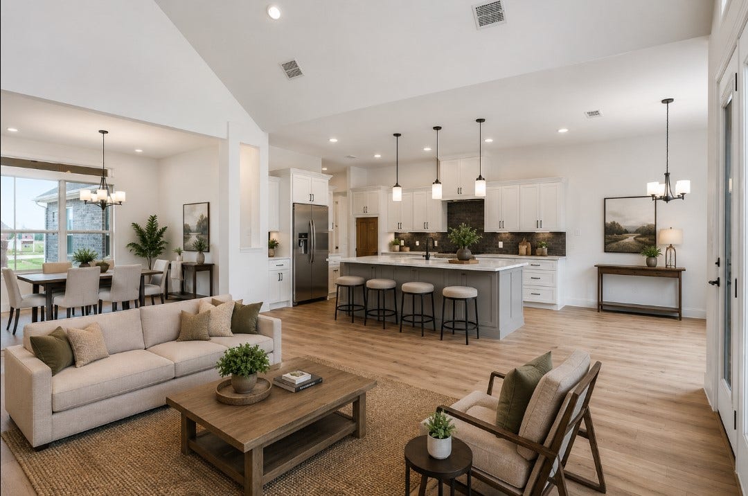 1819 Rymal Ranch Road, Alvin, TX 77511 Bright, open living spaces designed for everyday comfort and effortless entertaining.