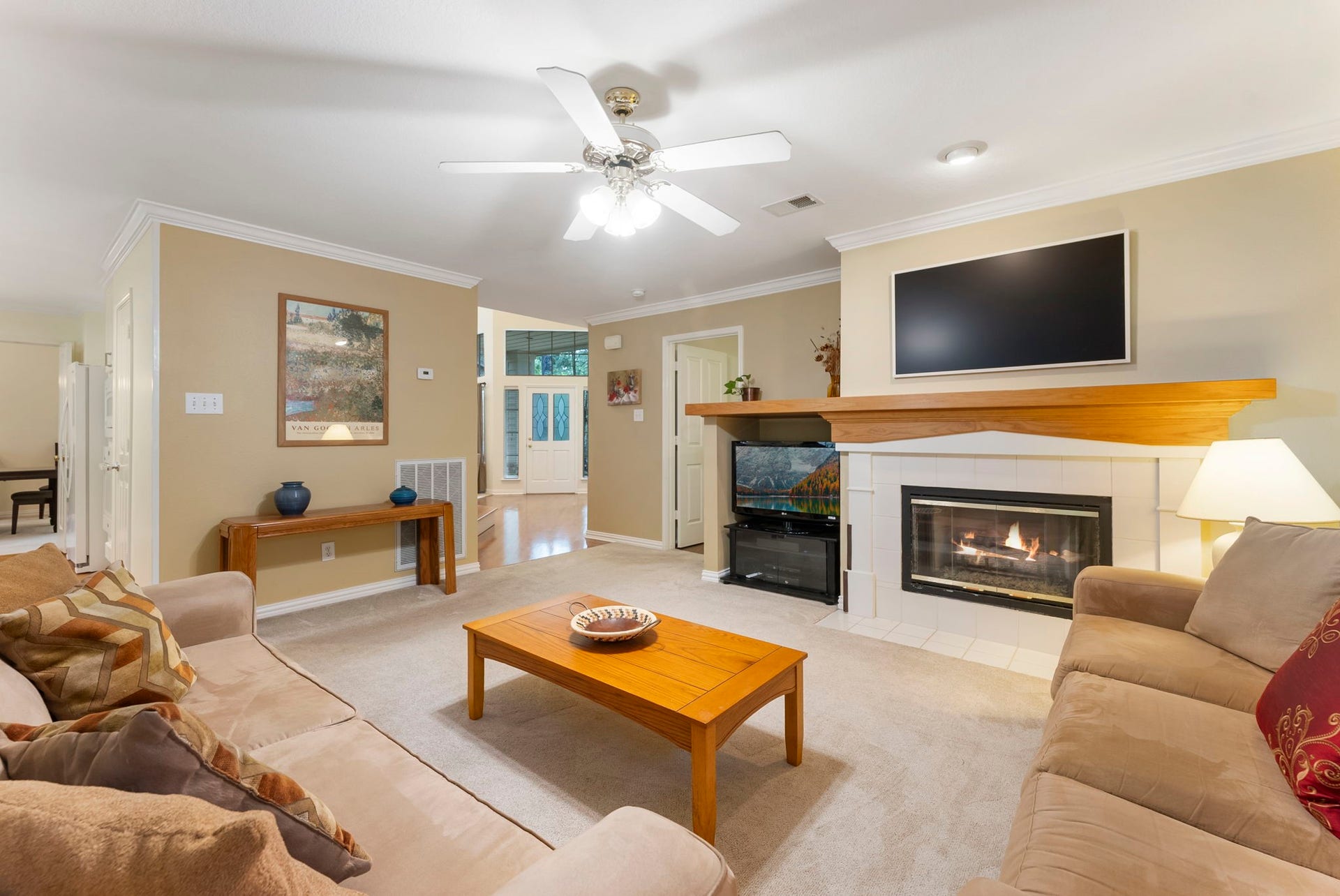 74 E Greywing Circle, The Woodlands, TX 77382 another view of the family room