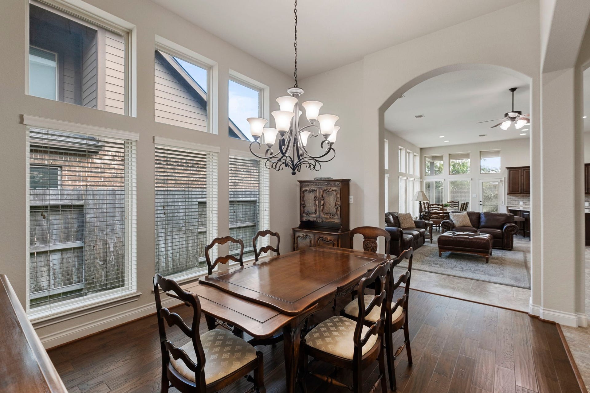 2030 Rainy Mist Drive, Missouri City, TX 77459 Formal dining room offers generous space for hosting dinners and special occasions.