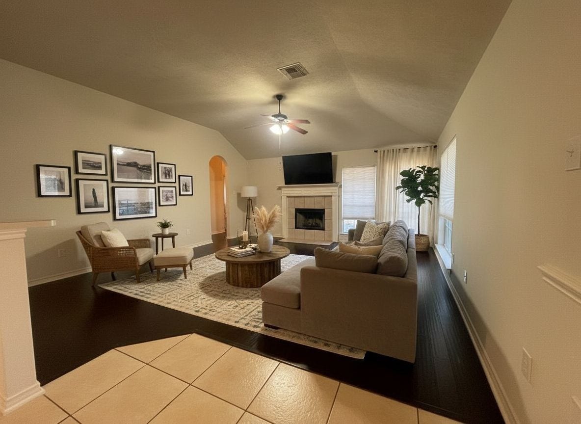 10011 Adobe Drive, Houston, TX 77095 AI Staged Photo