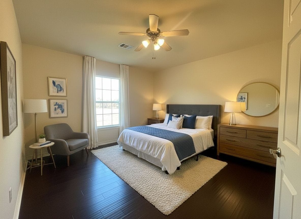 10011 Adobe Drive, Houston, TX 77095 AI Staged Photo