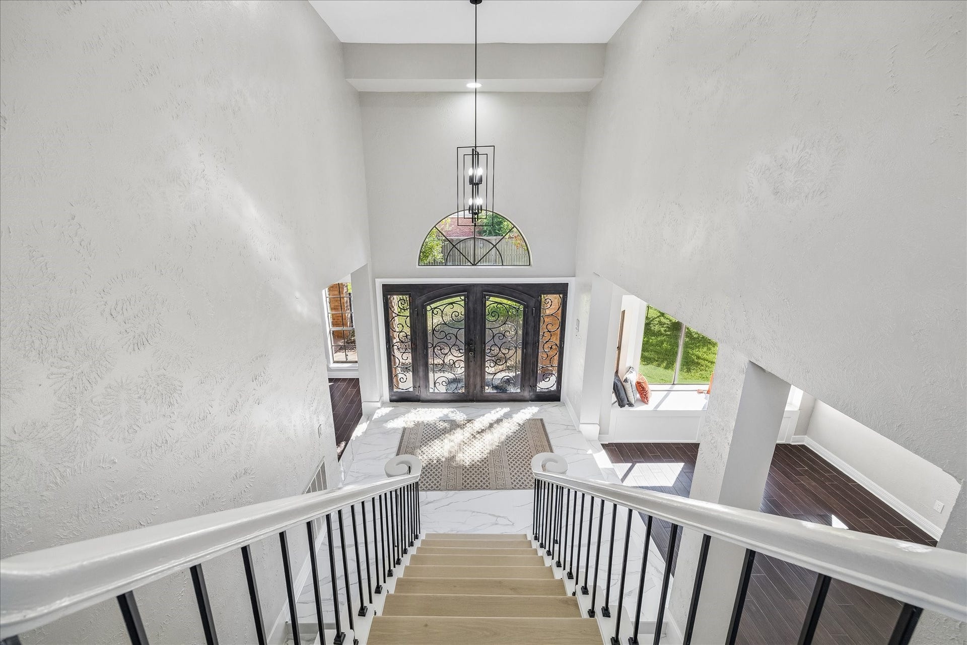 Newly renovated staircase