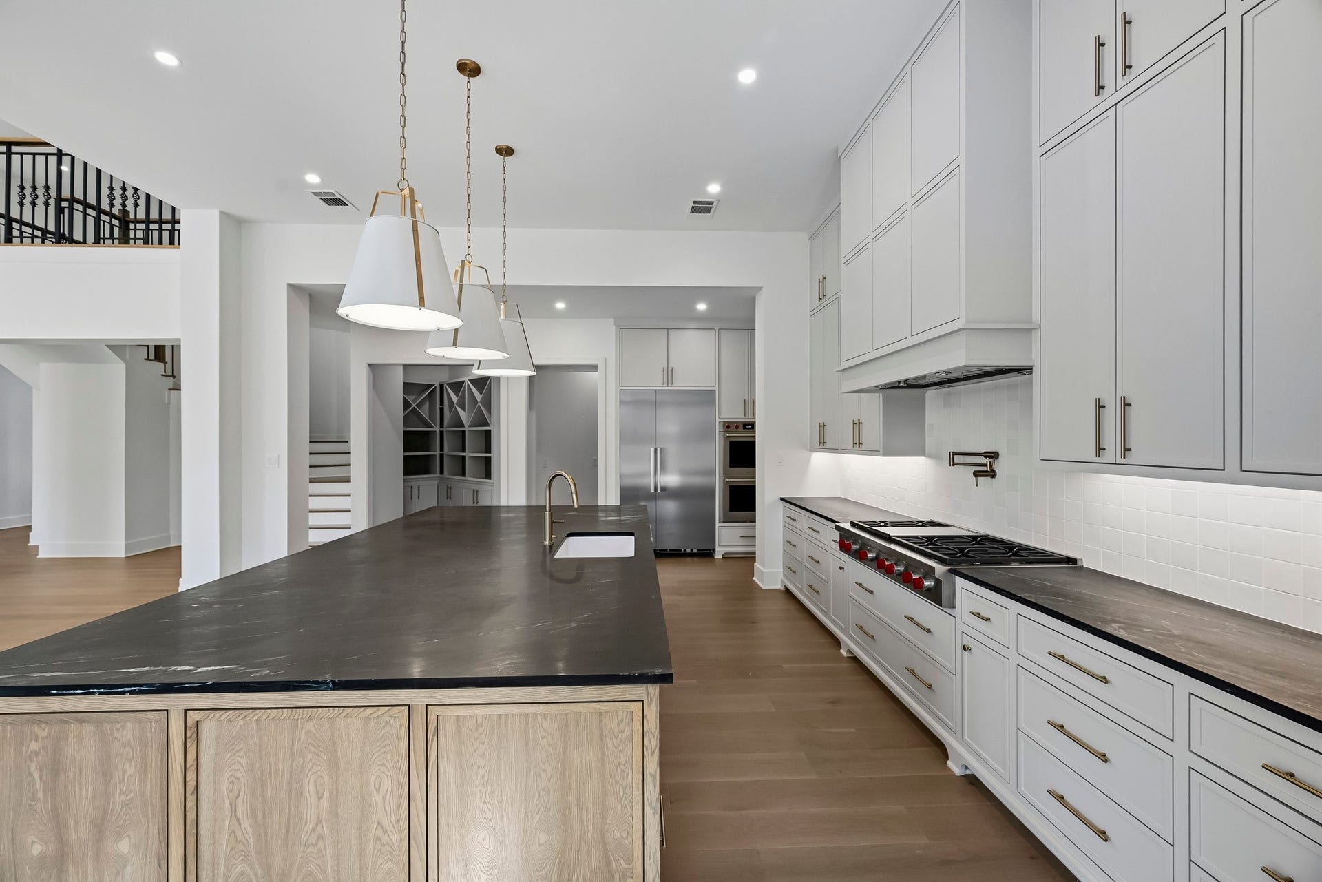 Tons of counter and cabinet space!