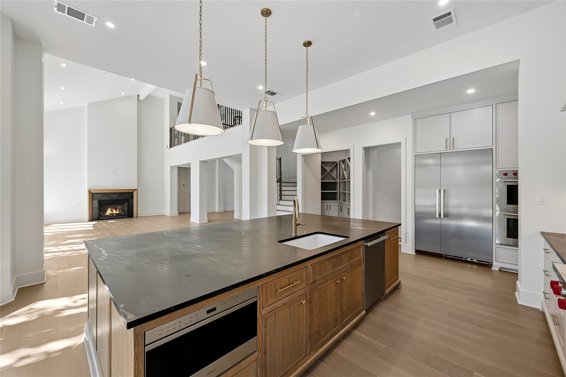 Incredible open concept design with massive chef's kitchen!