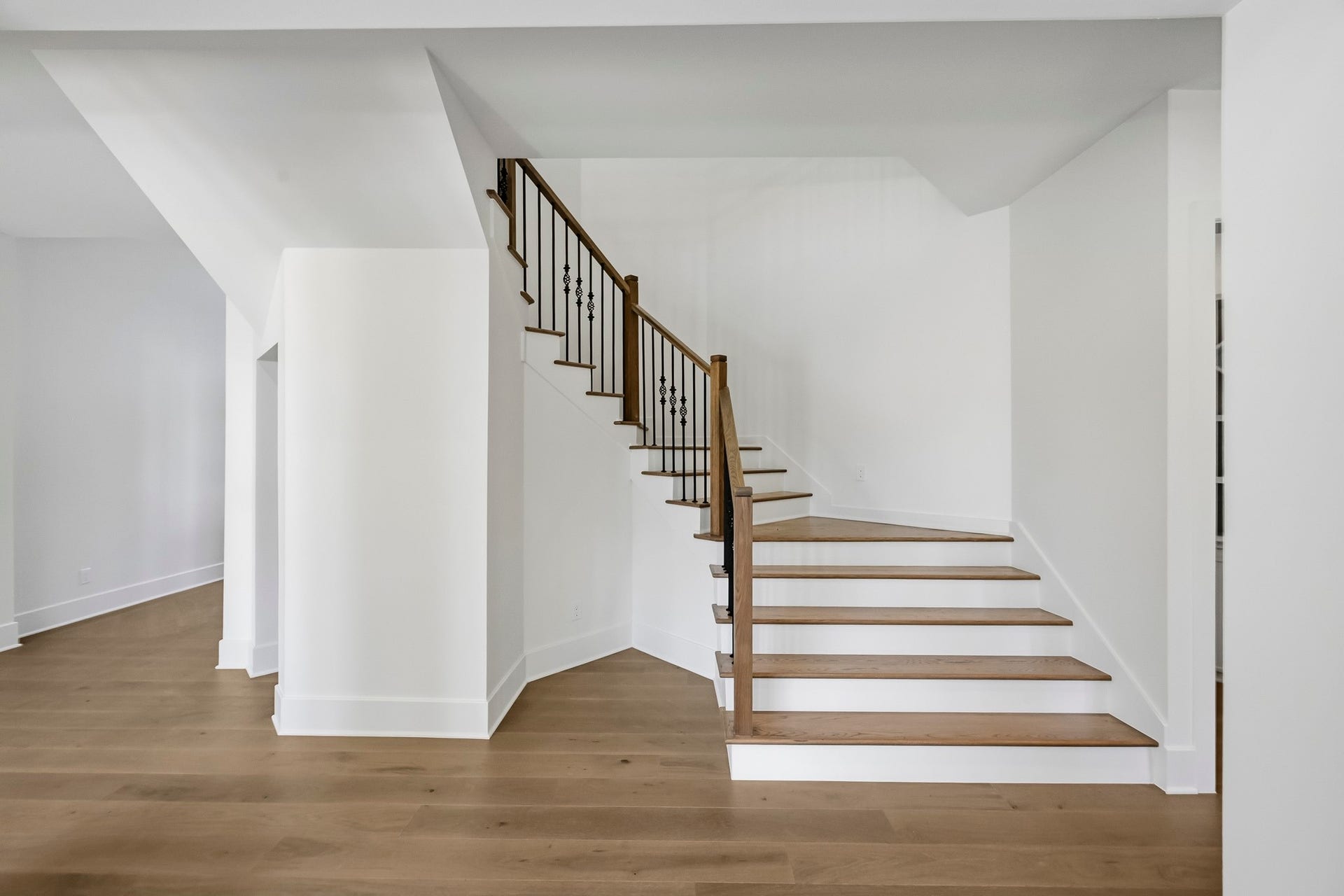 The redesigned stairs make a statement!