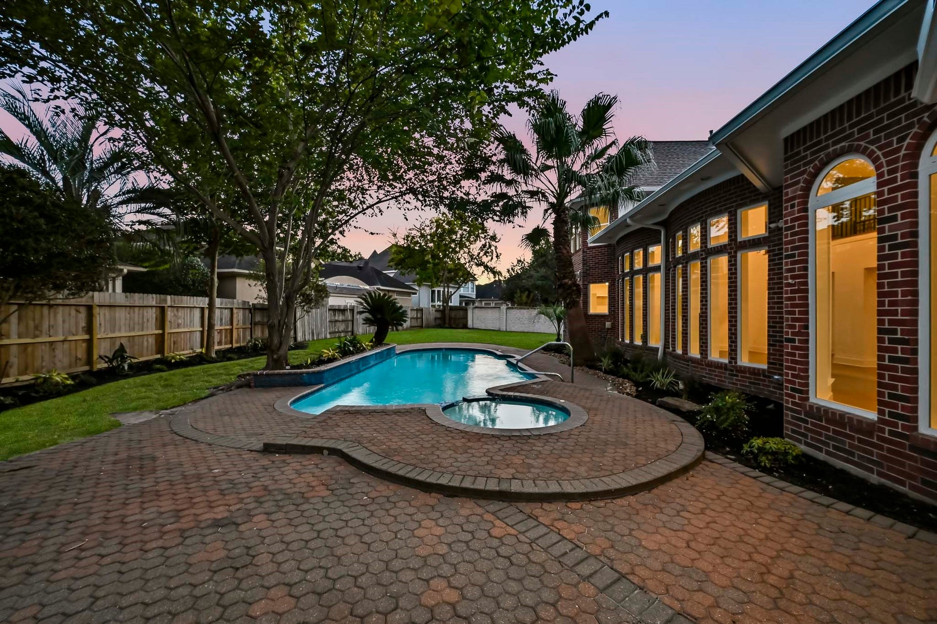 The in-ground pool was just completely redone, plumbing and equipment included!