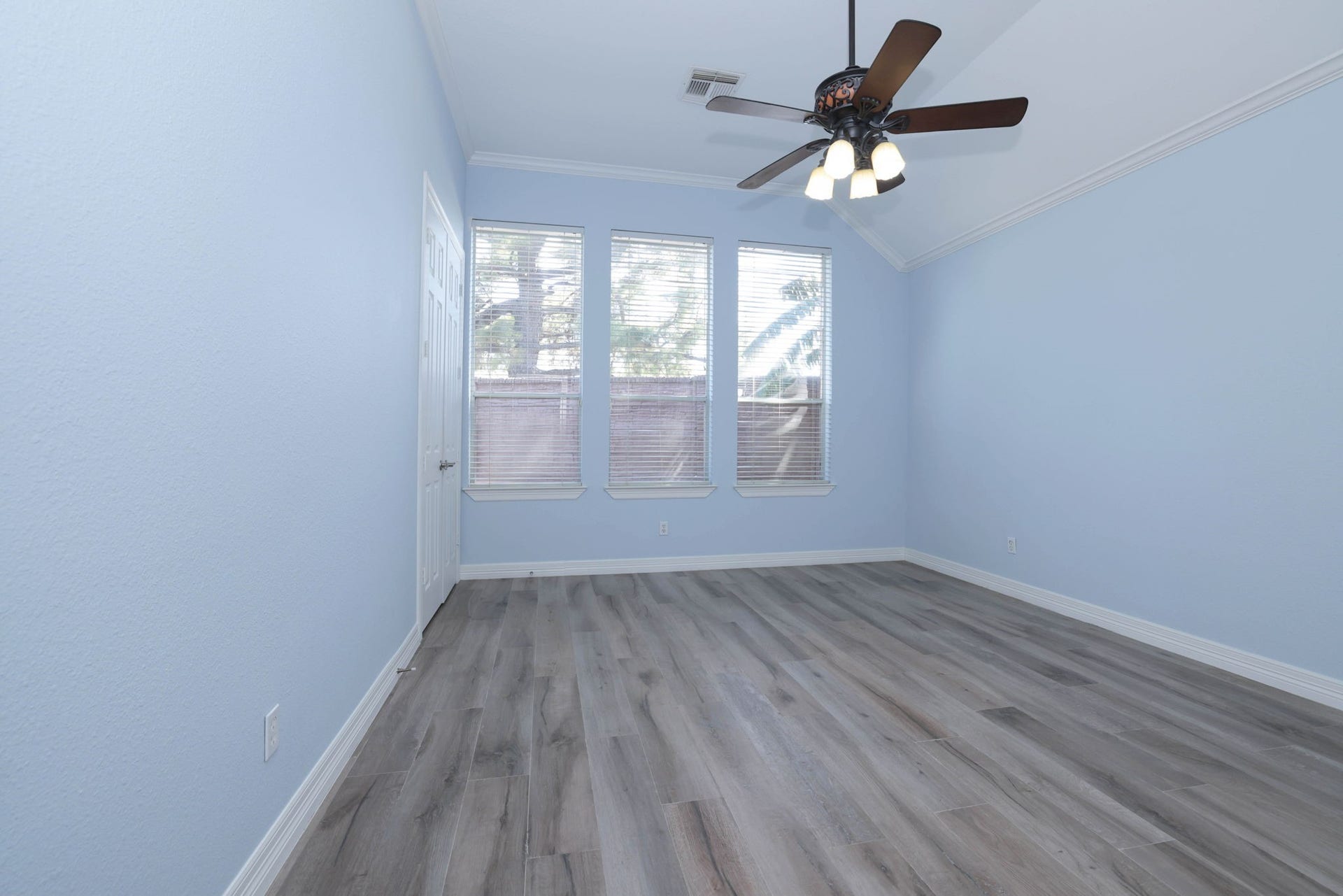 18302 Rittenhouse Park Court, Spring, TX 77379 The primary bedroom is on the first floor and has 2 closets. On is the bedroom and the other is off of the bath.