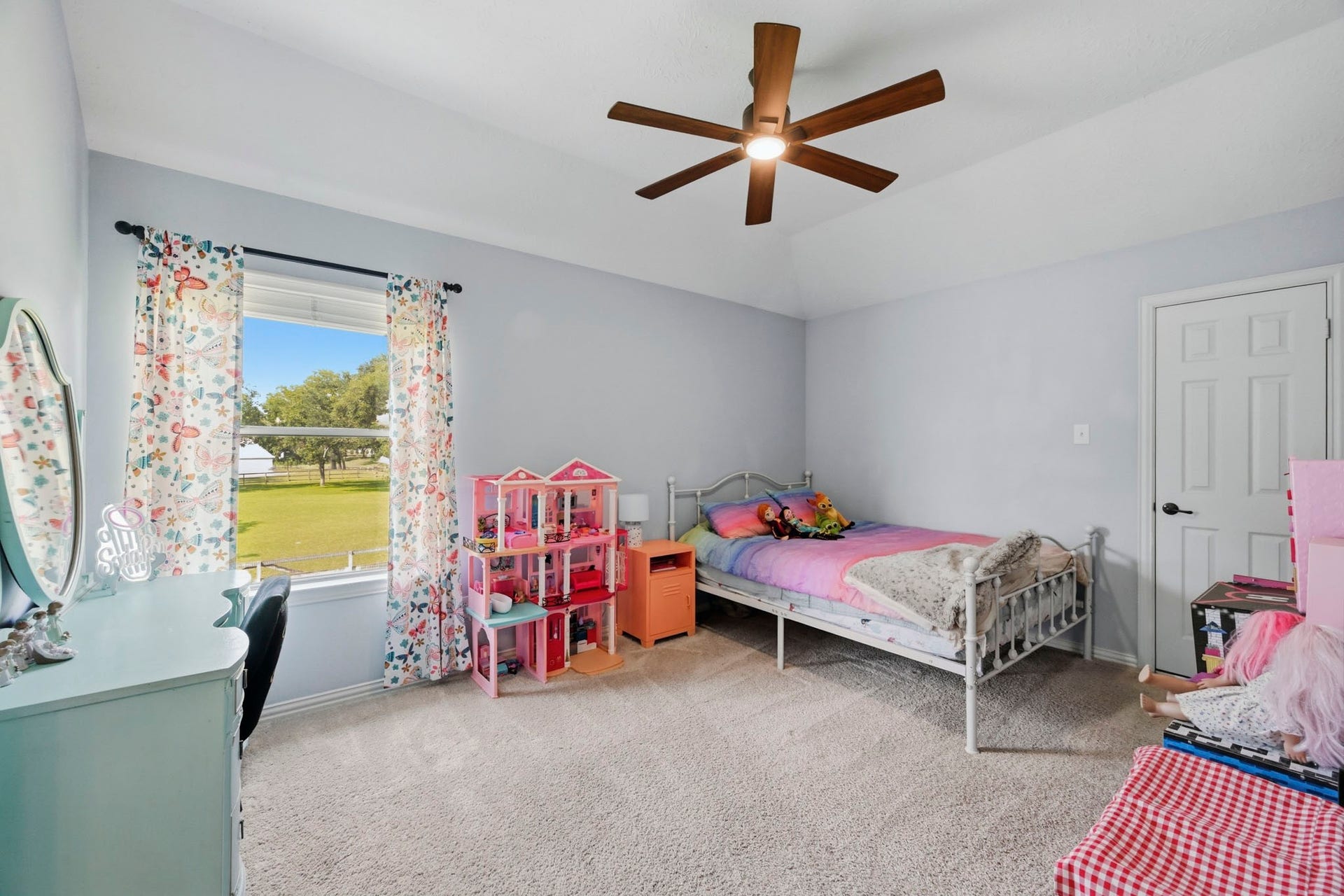 5202 Cherry Ridge Road, Richmond, TX 77406 Additional secondary bedroom with peaceful treetop views.
