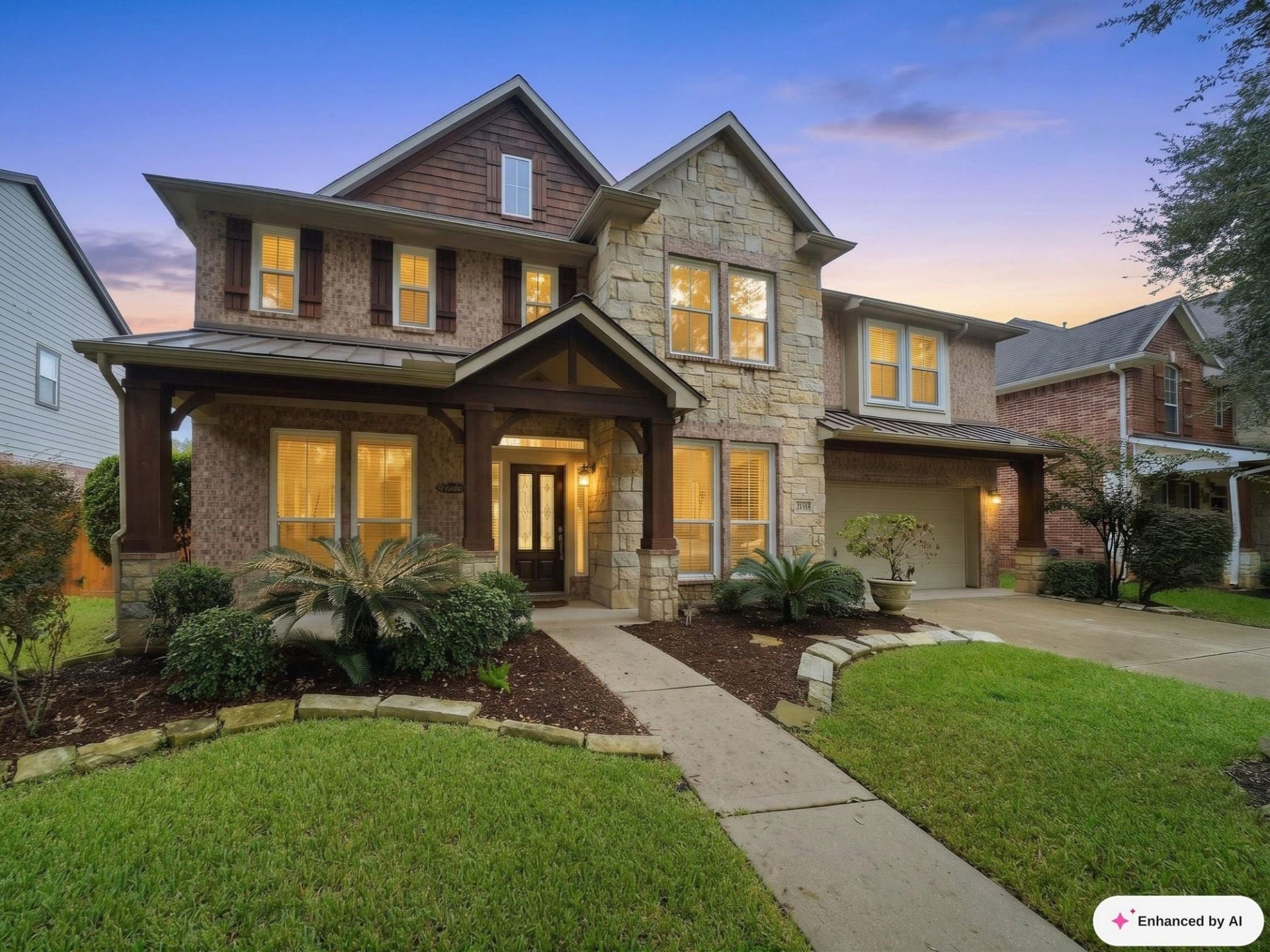 Freshly painted and full of warmth, this five-bedroom, 3.5-bath home brings together elegant gathering spaces, a sparkling pool, and an inviting setting for everyday living and entertaining.