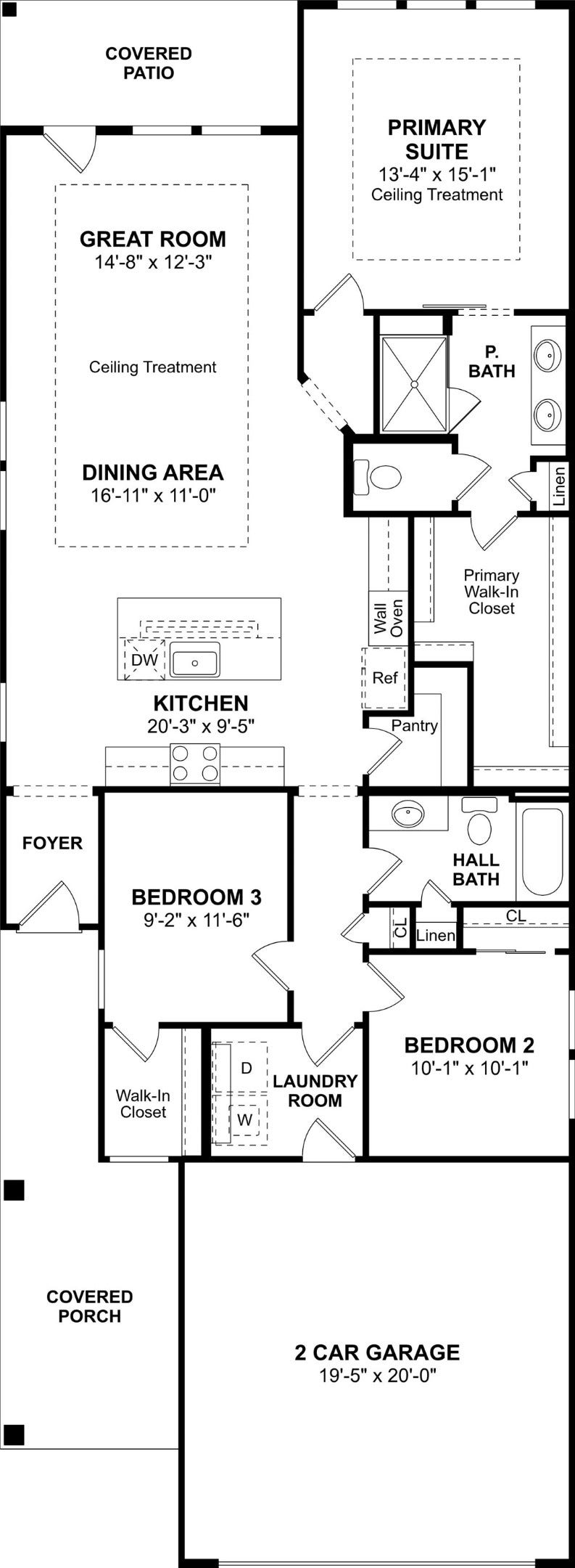 The Spring Lake floor plan by K. Hovnanian Homes. 1st Floor shown. *Prices, plans, dimensions, features, specifications, materials, and availability of homes or communities are subject to change without notice or obligation.