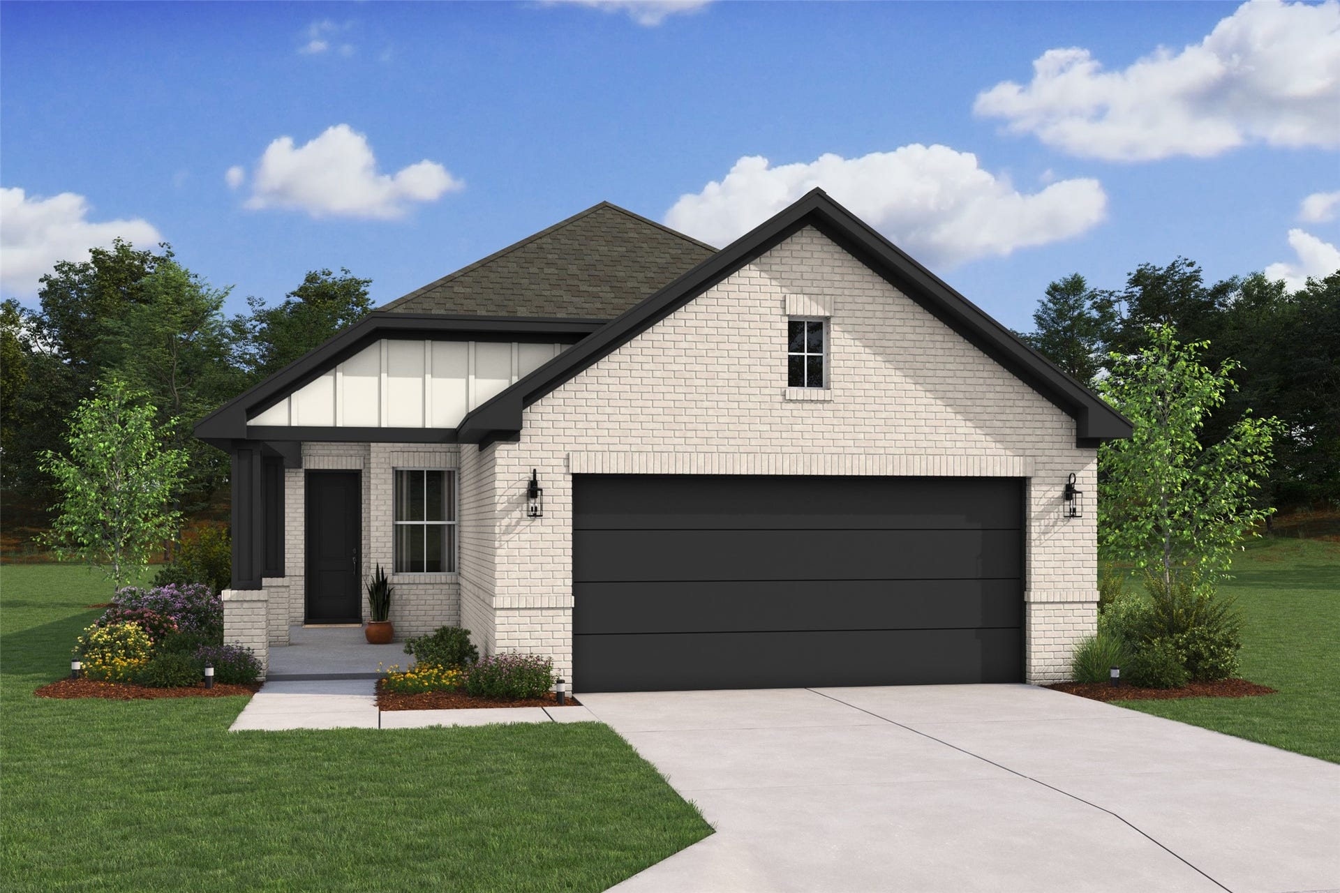 Charming Spring Lake home design by K. Hovnanian Homes with elevation RA in beautiful Oakberry Trails. (*Artist rendering used for illustration purposes only.)