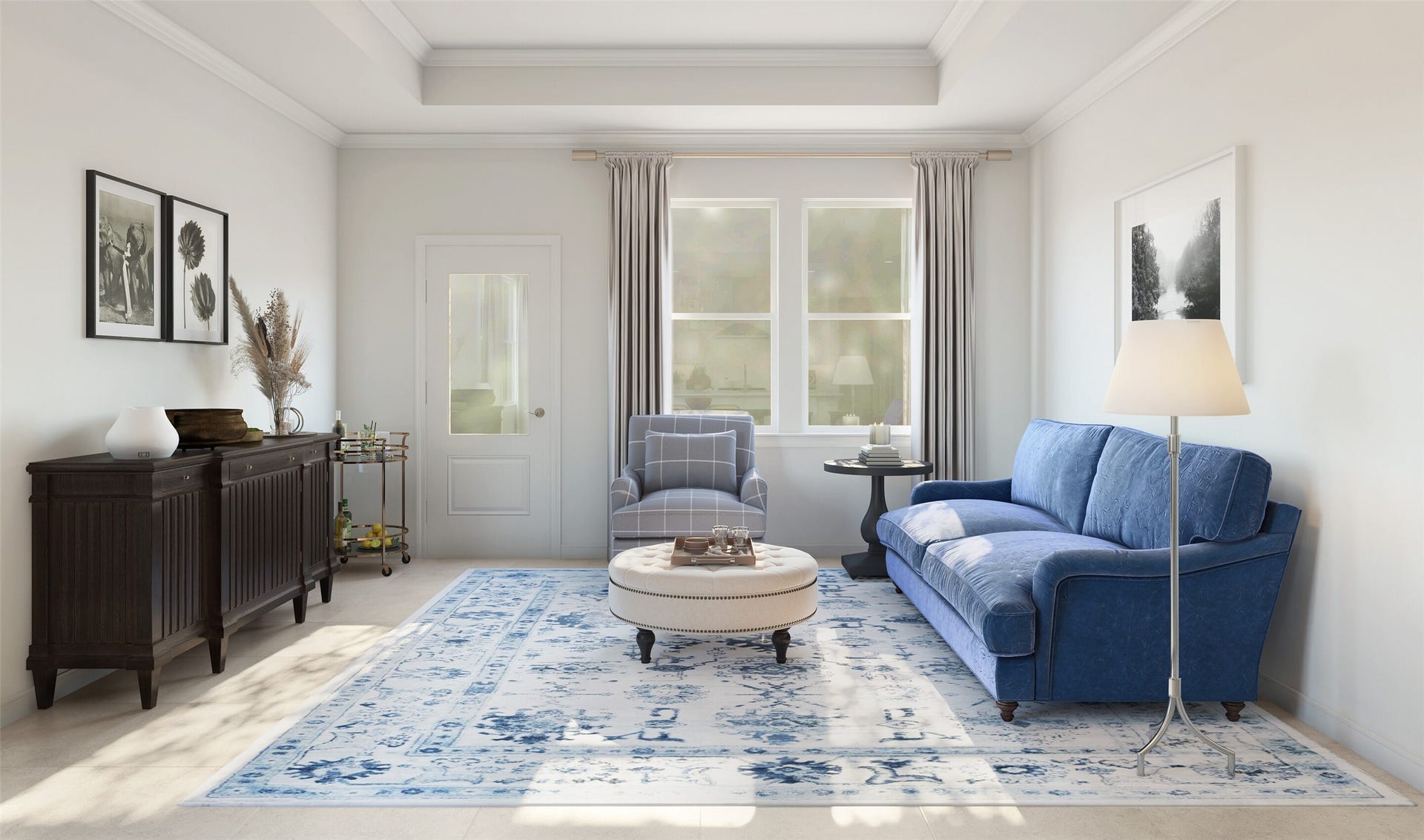 Bright and open great room (*Artist rendering used for illustration purposes only.)