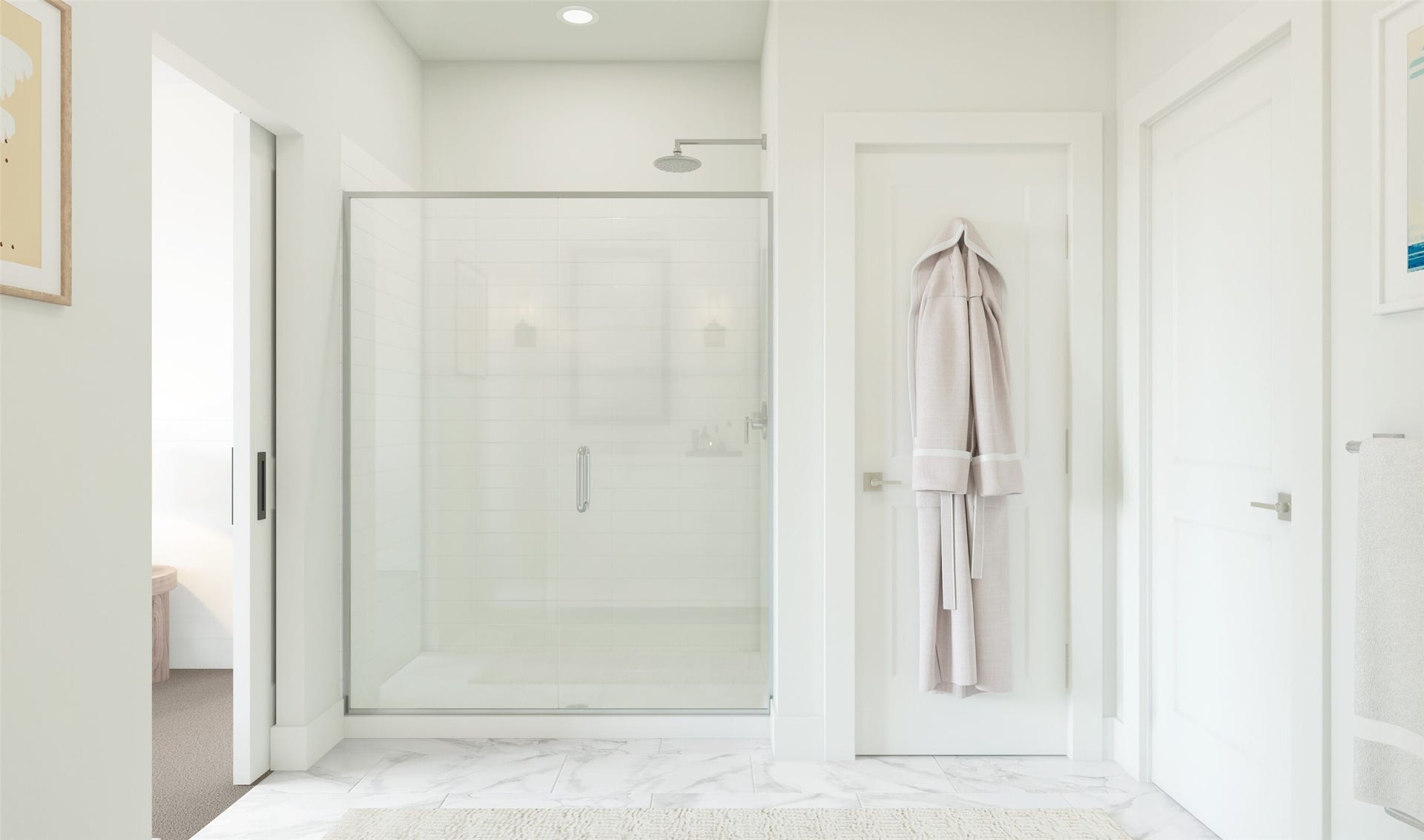 Serene primary bath (*Artist rendering used for illustration purposes only.)