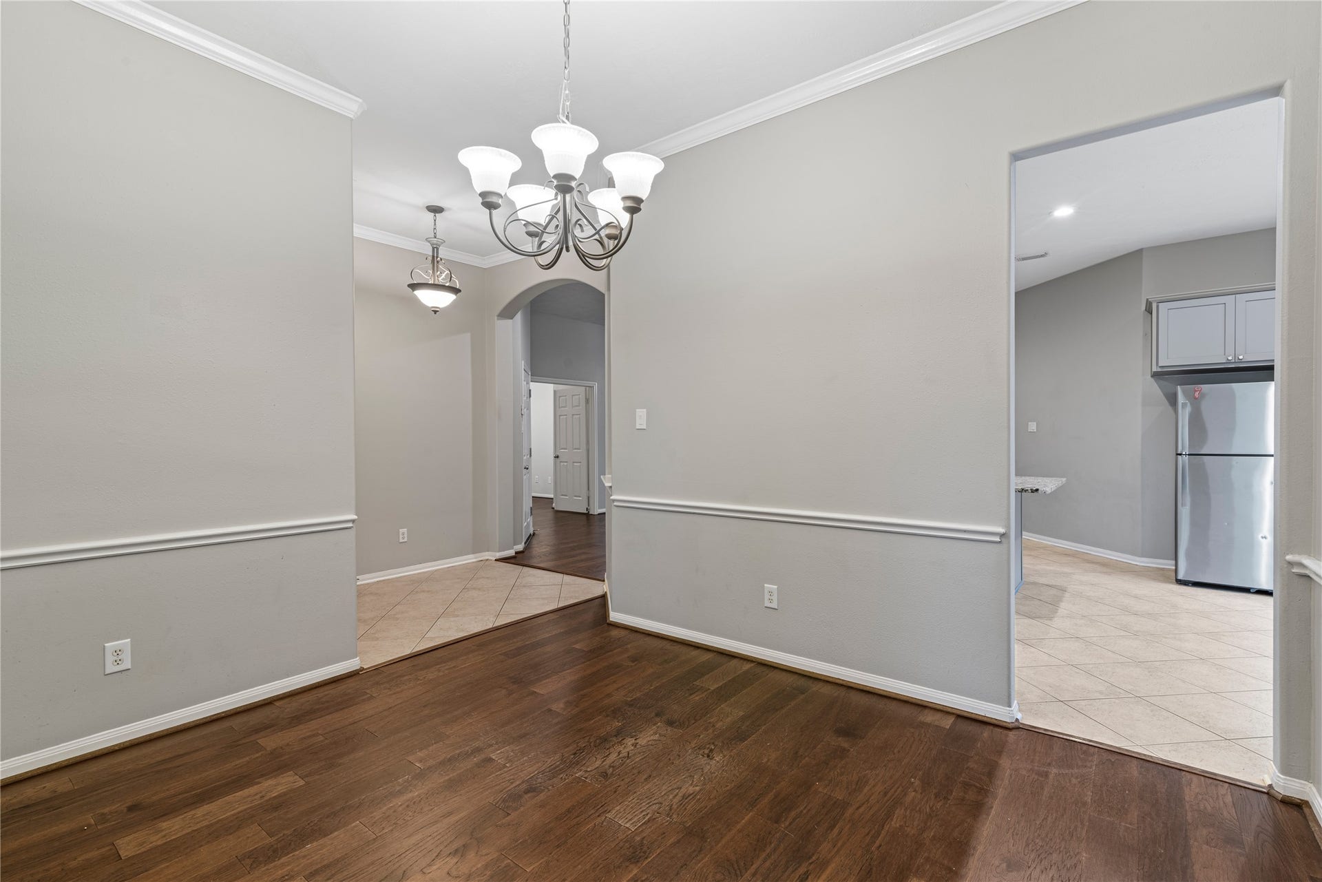 66 Bryce Branch Circle, Spring, TX 77382 Another view of the dining room with access to kitchen.