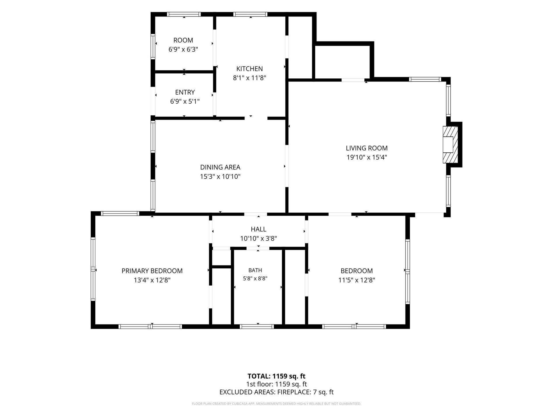 First-floor unit floor plan