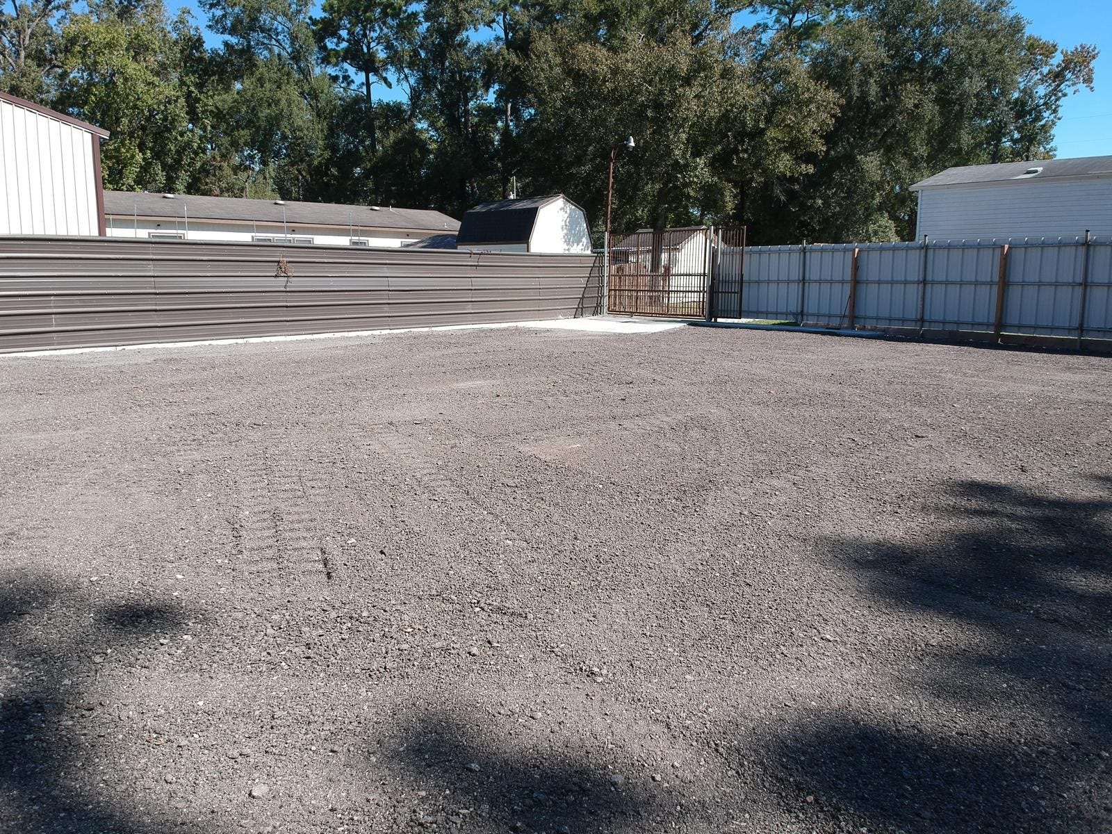 11862 Padok Road, Houston, TX 77044 Fully gated back lot, fresh gravel recently poured
