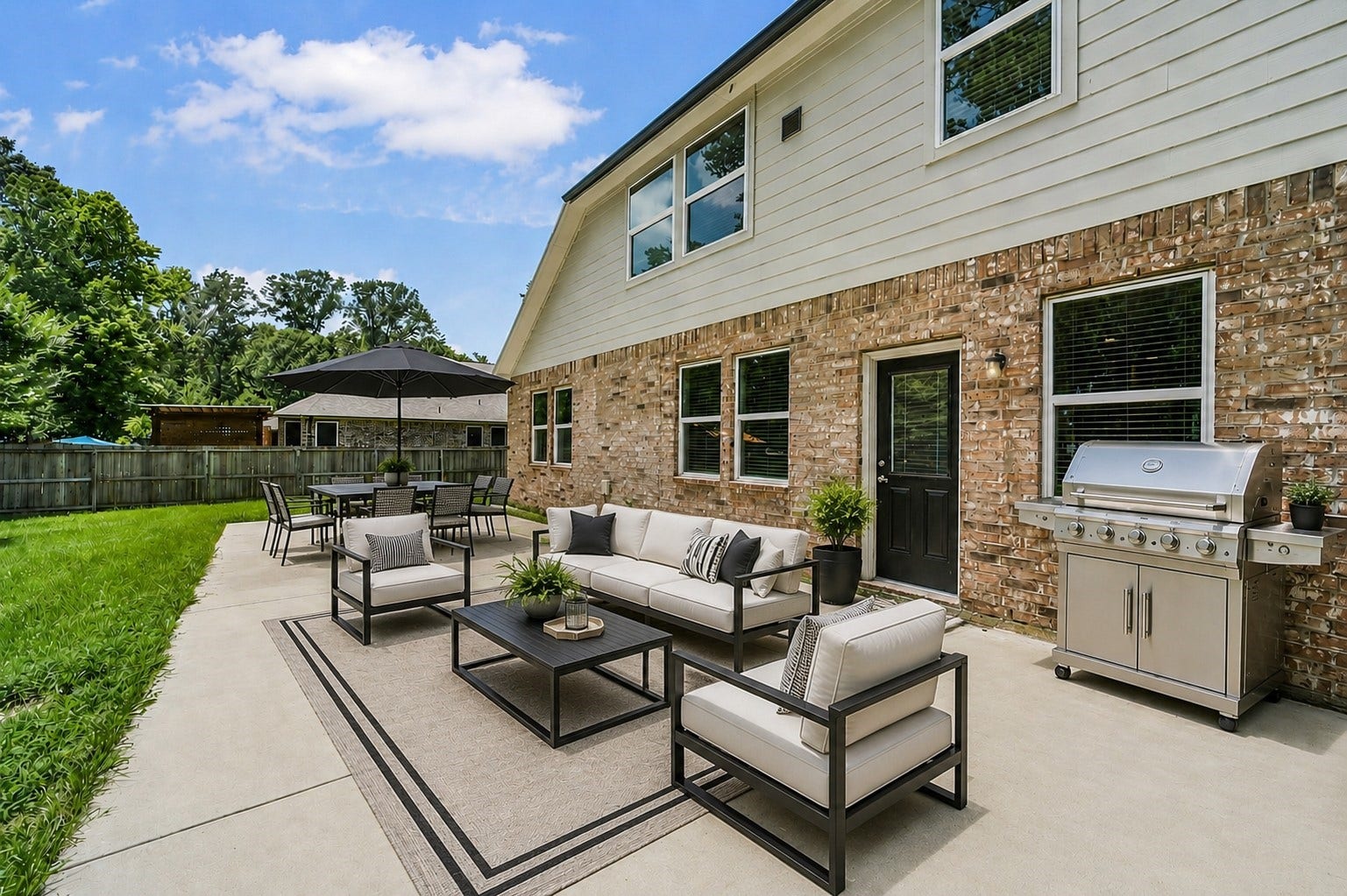 82 Road 6607, Dayton, TX 77535 Patio Reimagined with furniture. 82 Road 6607, Dayton TX 77535
