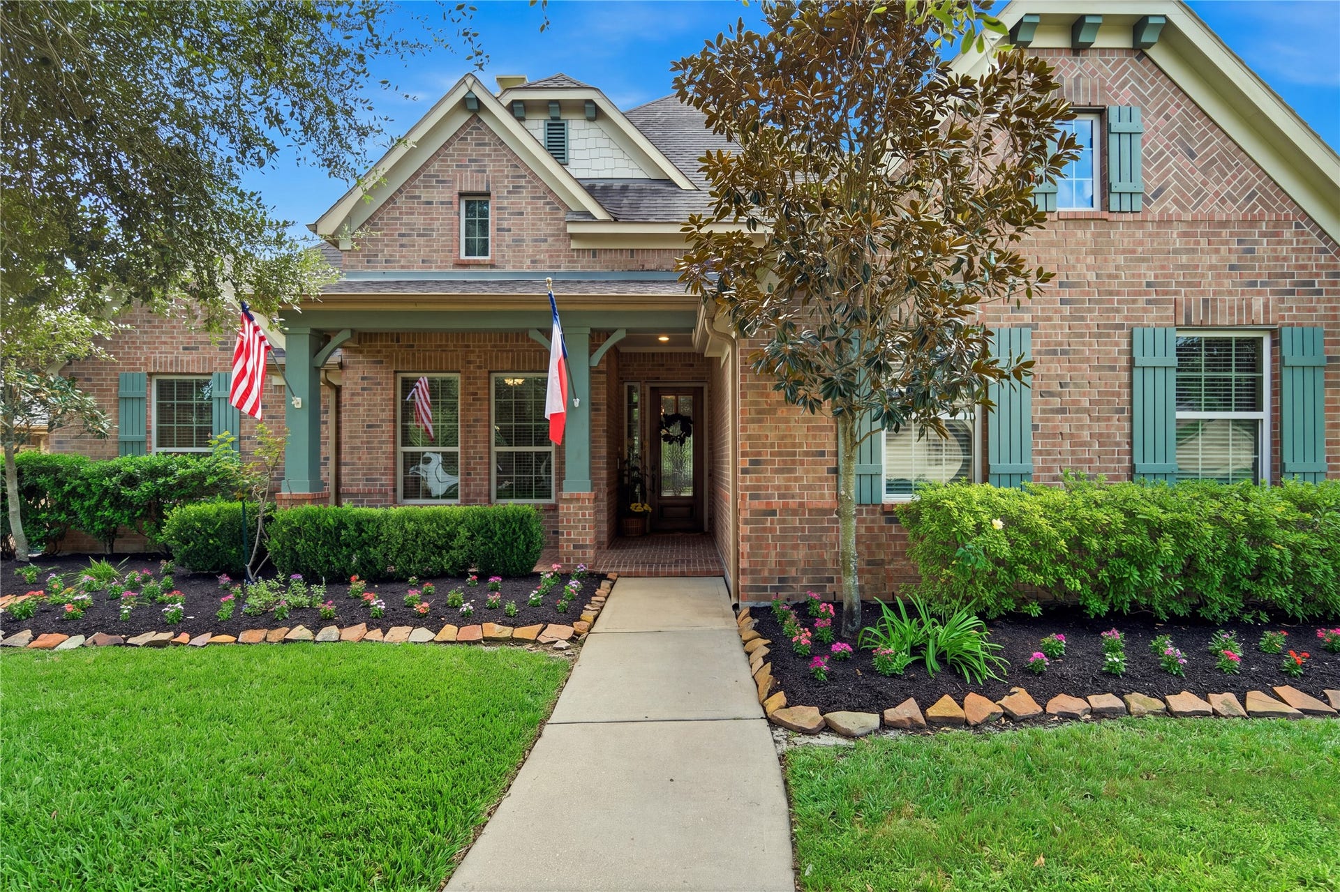 30511 Sethora Hill Way, Fulshear, TX 77441 This home offers a short bike, walk or ride to the community pool, park and fishing dock.