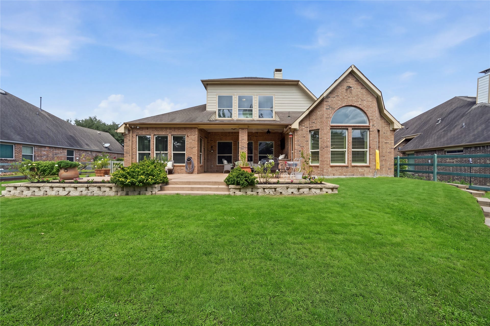 30511 Sethora Hill Way, Fulshear, TX 77441 Take a quiet moment to watch birds flutter among the mature landscaping and flowersa peaceful backyard setting where you can slow down and enjoy the simple beauty of nature.