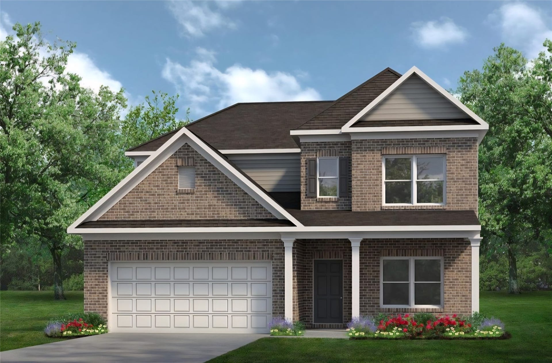 6118 Royal Palm Drive, Manvel, TX 77578 This sample image is a digital rendering of the home.