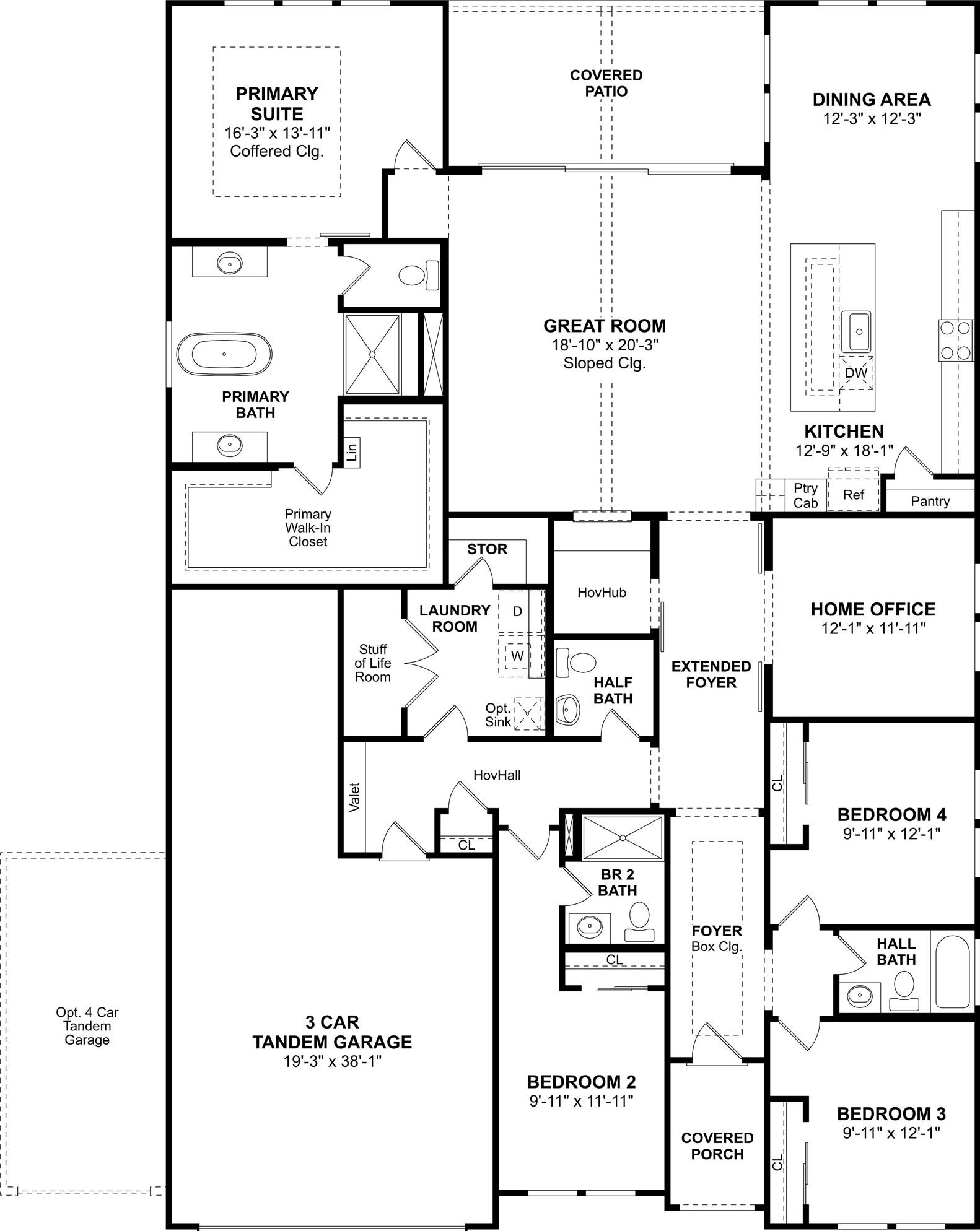 The Glasgow floor plan by K. Hovnanian Homes. 1st Floor Shown. *Prices, plans, dimensions, features, specifications, materials, and availability of homes or communities are subject to change without notice or obligation.