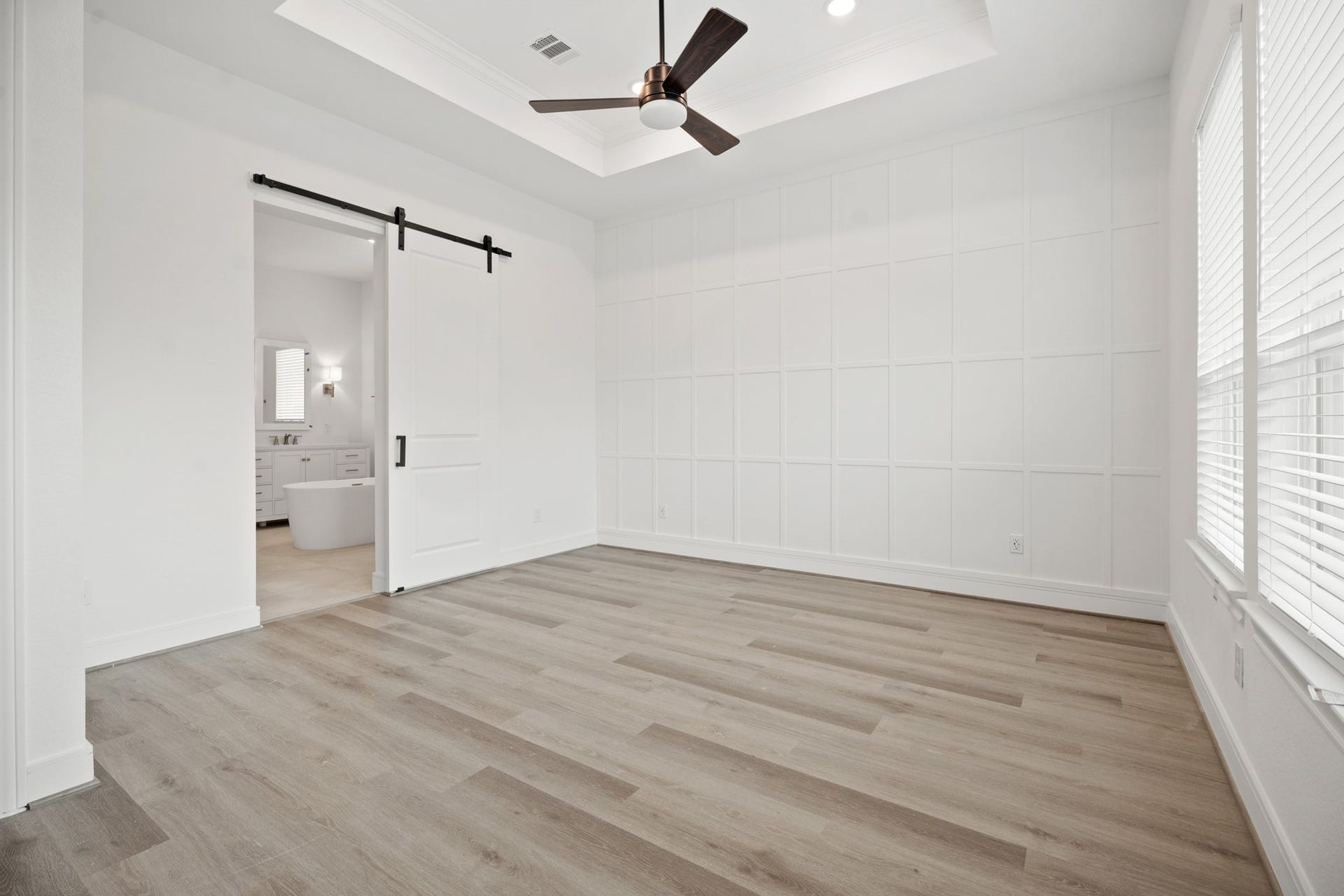 Secluded primary suite (*Photo not of actual home and used for illustration purposes only.)