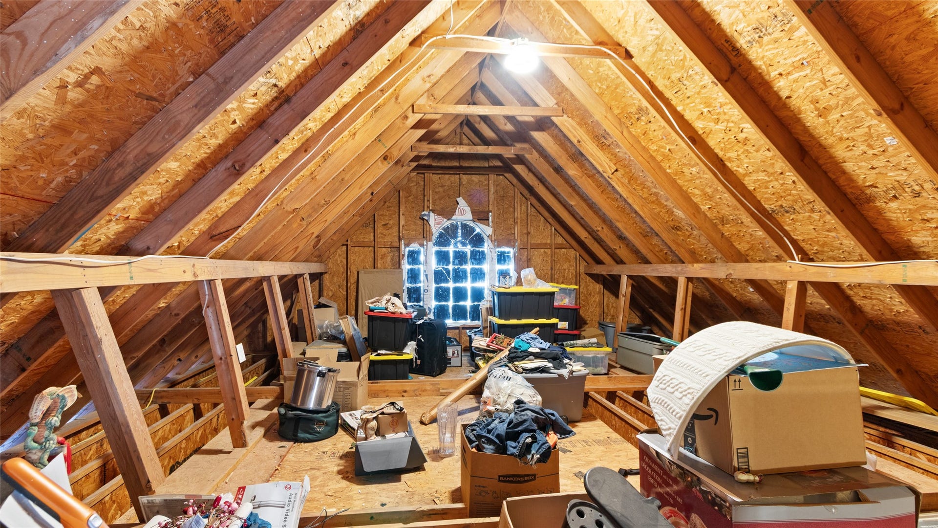 111 County Road 932, Alvin, TX 77511 Need storage? The attic offers extra space for seasonal items and everything you do not need every day.