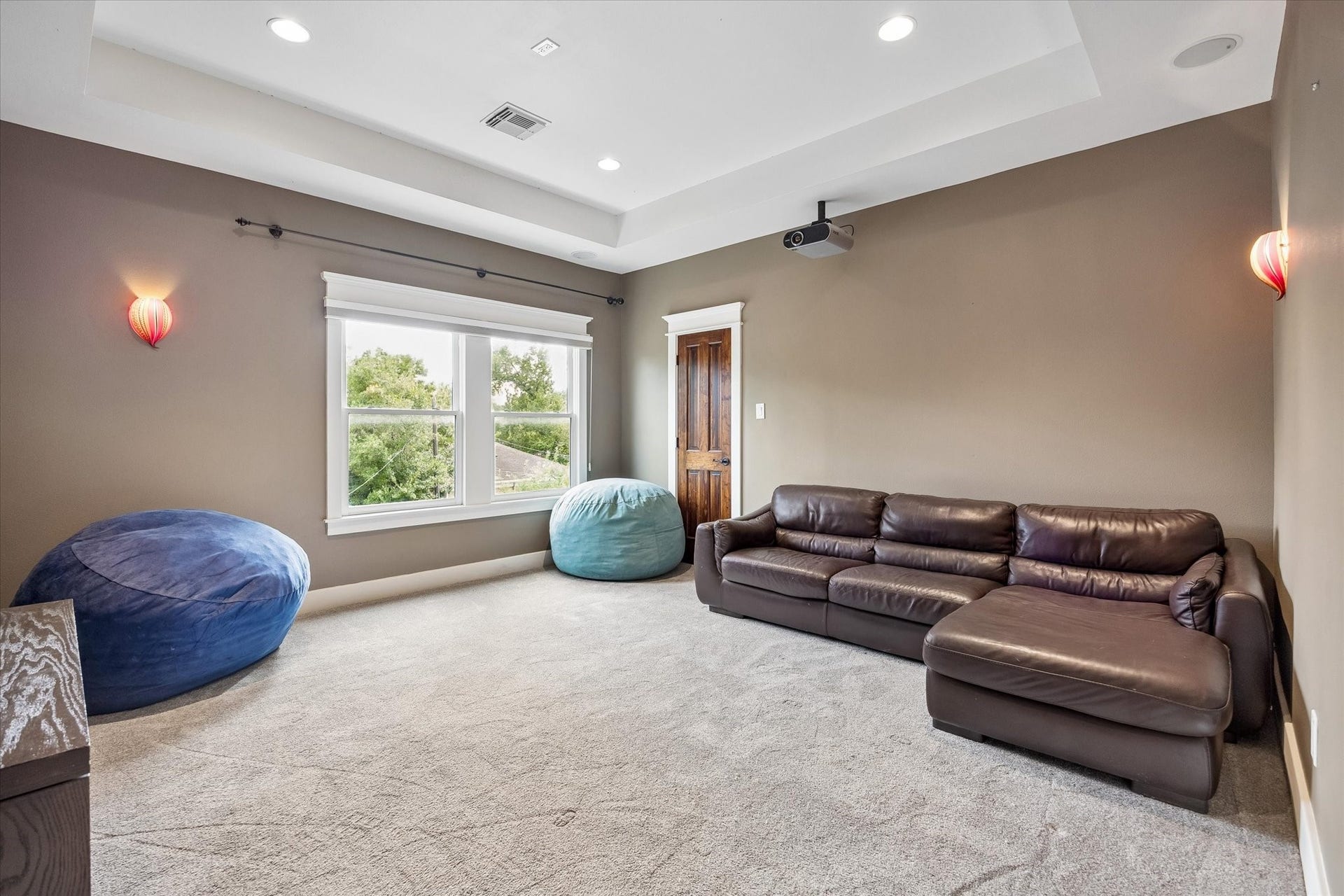 Once you head upstairs, this game room, media room or another bedroom, is a flexible space ready to play whatever role you need. A walk-in closet adds even more function, while the roomy layout gives you plenty of space to spread out and make it your own.