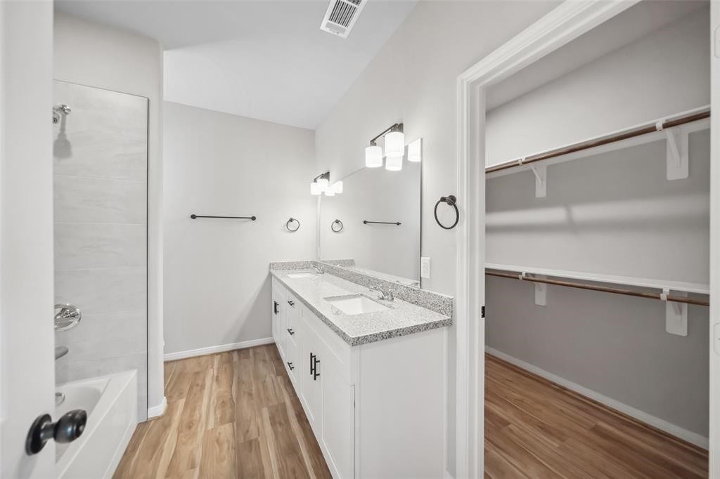 802 N Thompson Street, Conroe, TX 77301 Image showcases finishes and conditions. Floor plan may vary.