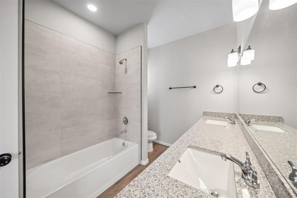 802 N Thompson Street, Conroe, TX 77301 Image showcases finishes and conditions. Floor plan may vary.
