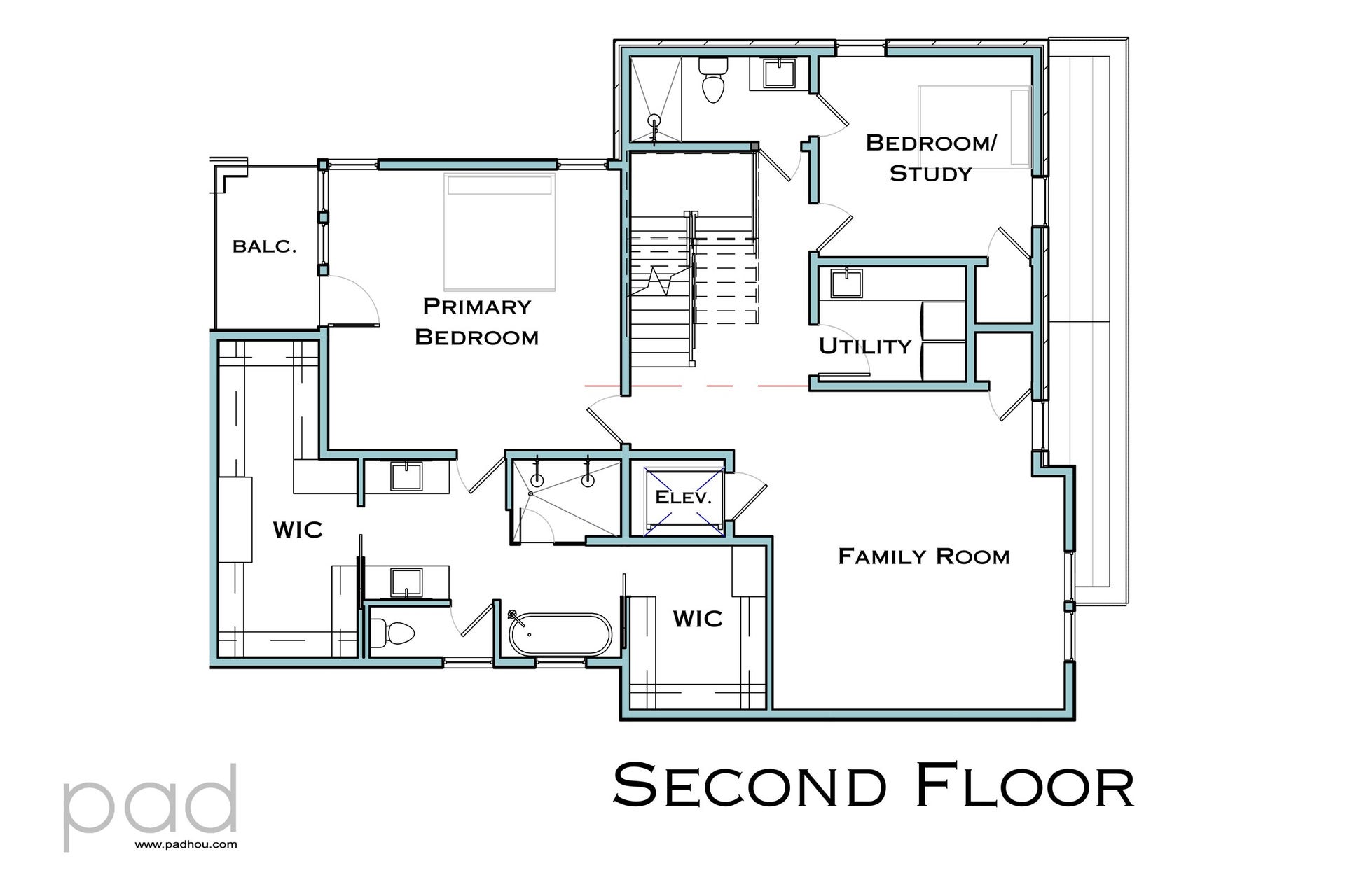 5409 Chevy Chase, #A, Houston, TX 77056 Unit A Second Floor