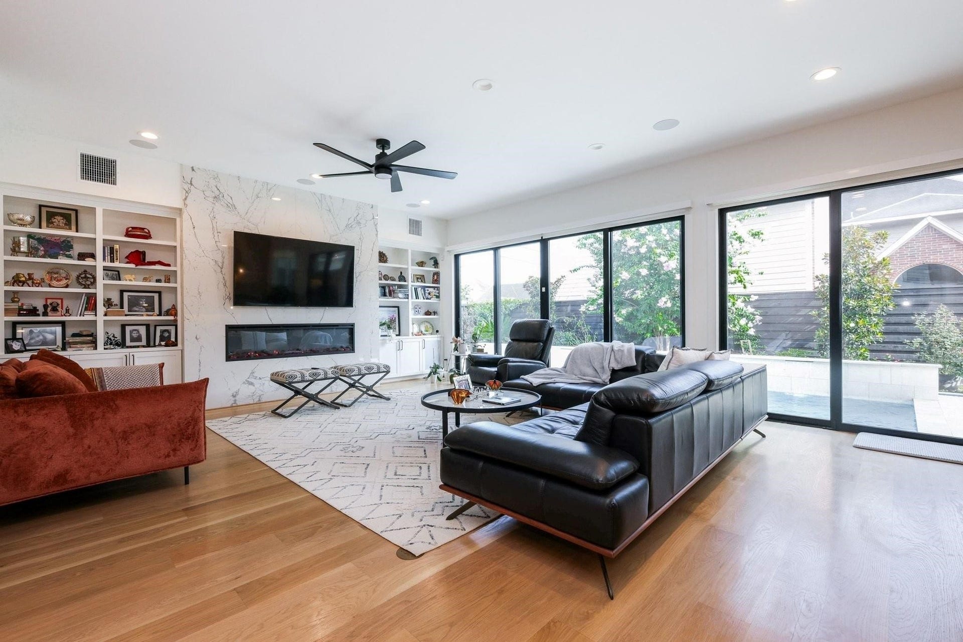 Model home living room