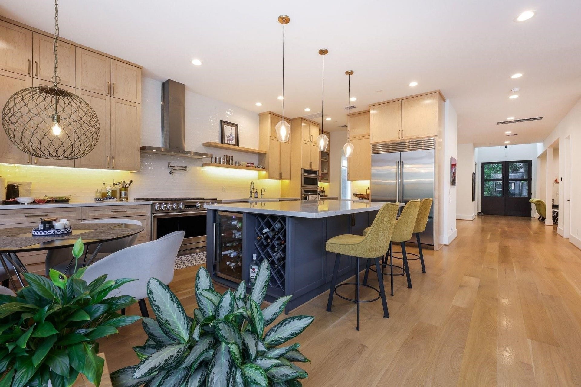 Kitchen of model home.