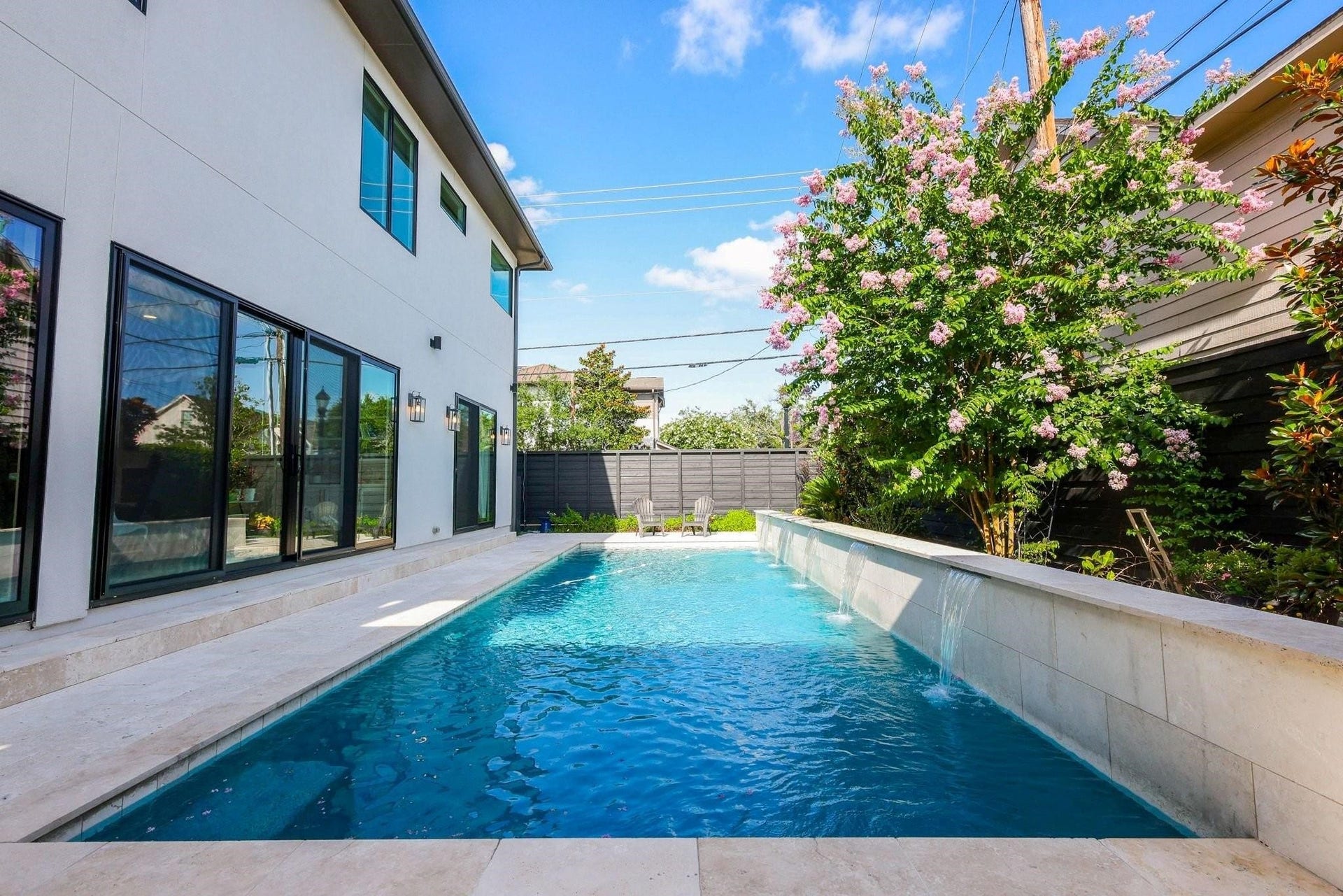 EXAMPLE of pool at model home. Optional upgrade for additional cost