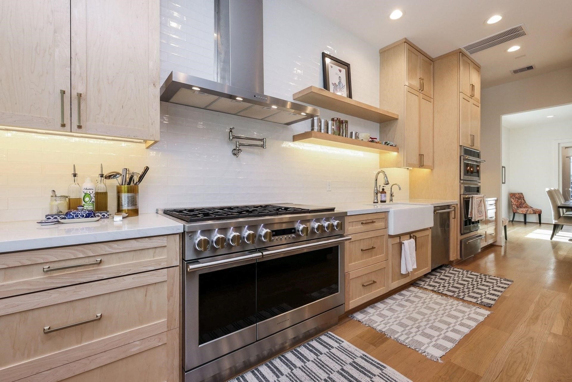 Kitchen of model home