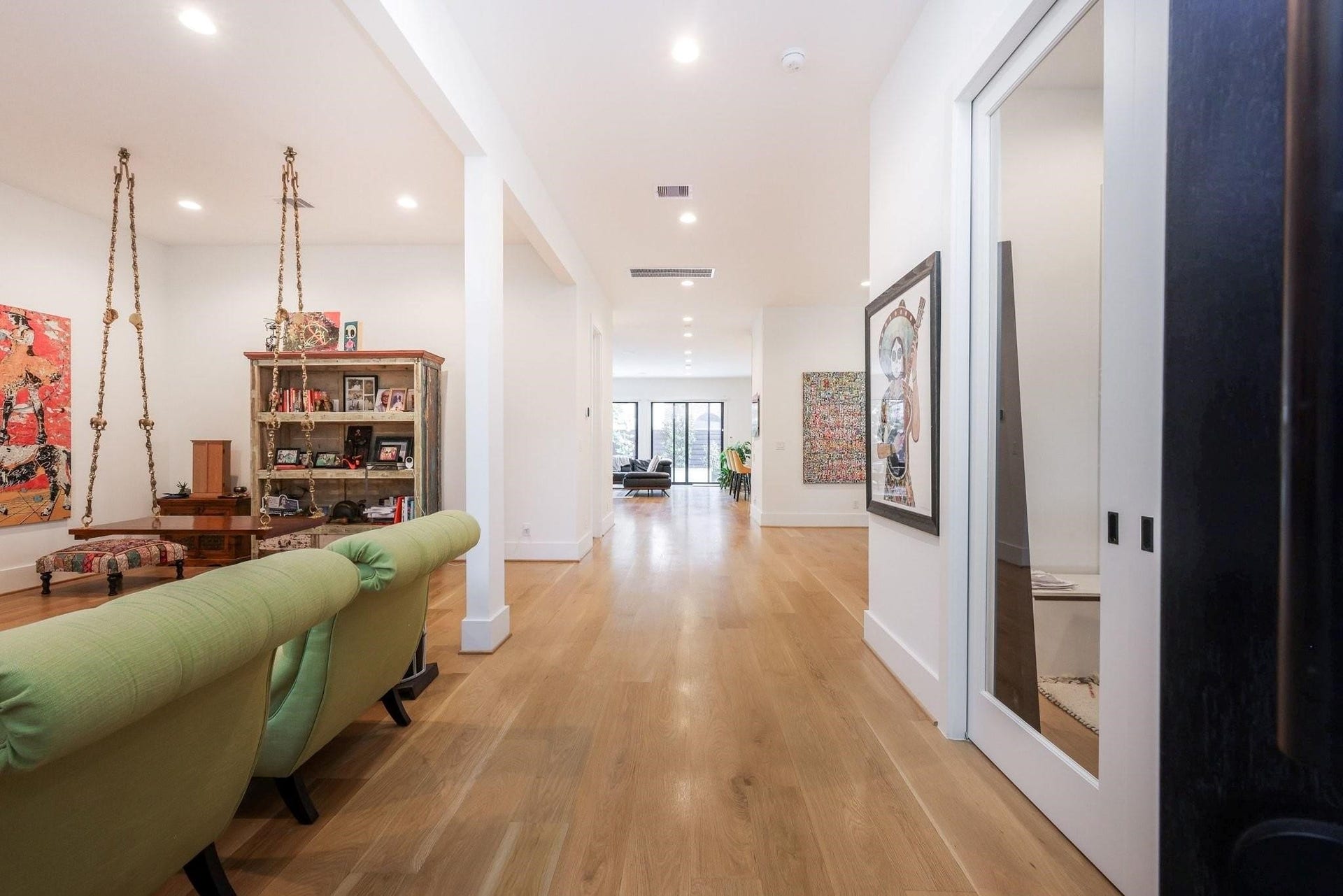 Model home entry.