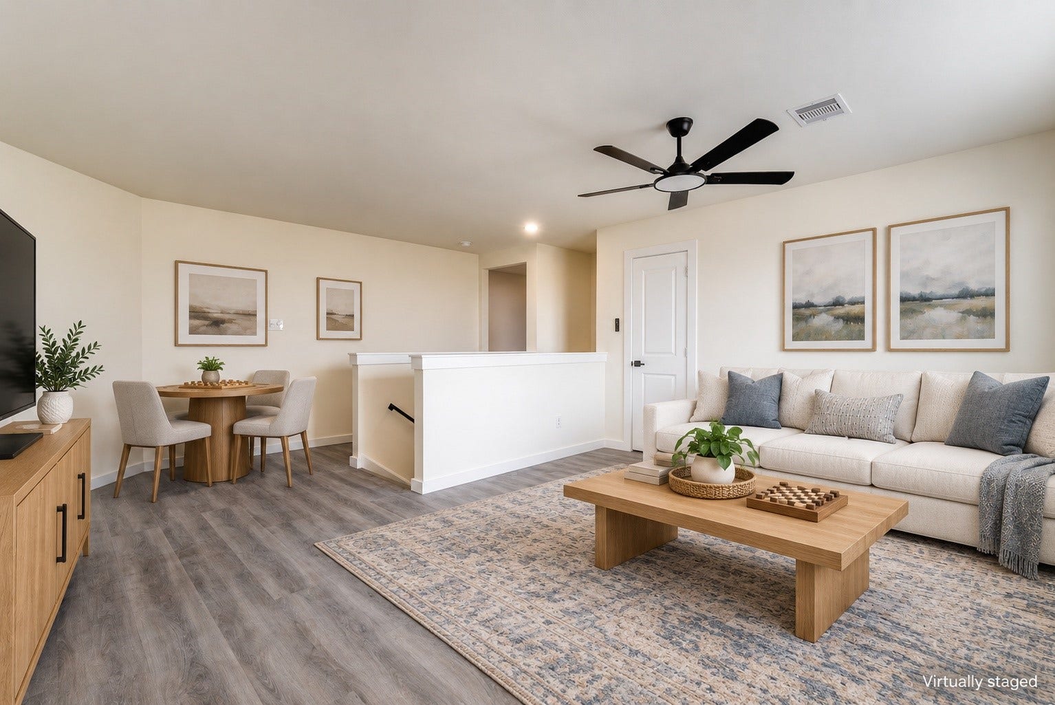 Virtually staged - Game room
