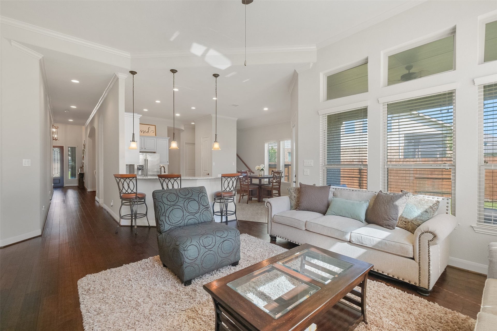 8111 Foster Gate Court, Richmond, TX 77407 Open Floor Plan with Family Room and Kitchen Combo
