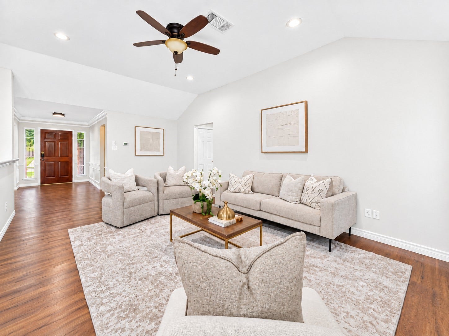 1518 Watts Avenue, Katy, TX 77493 The living area has been freshly painted and has enough space for all your furniture.