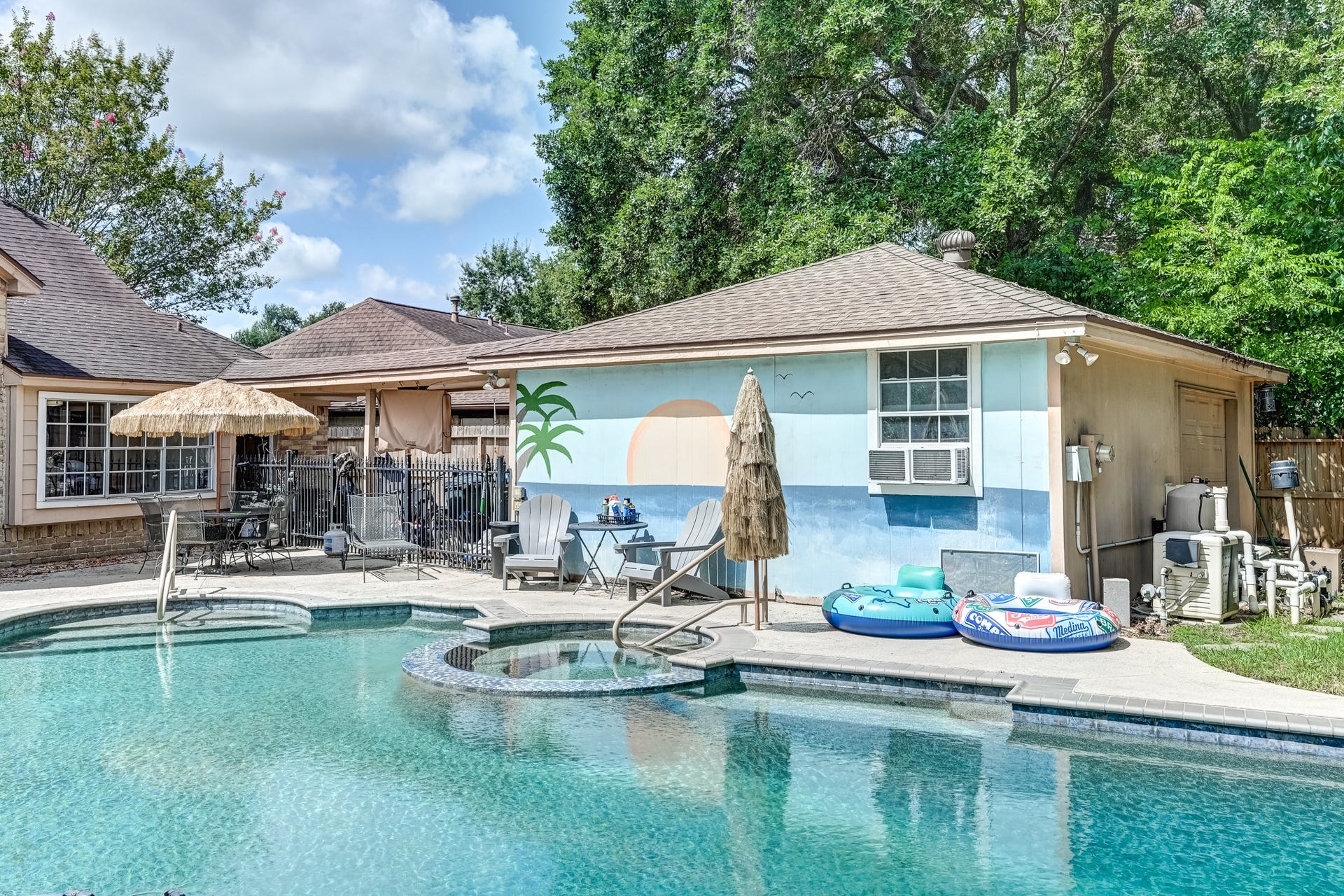 Backyard oasis