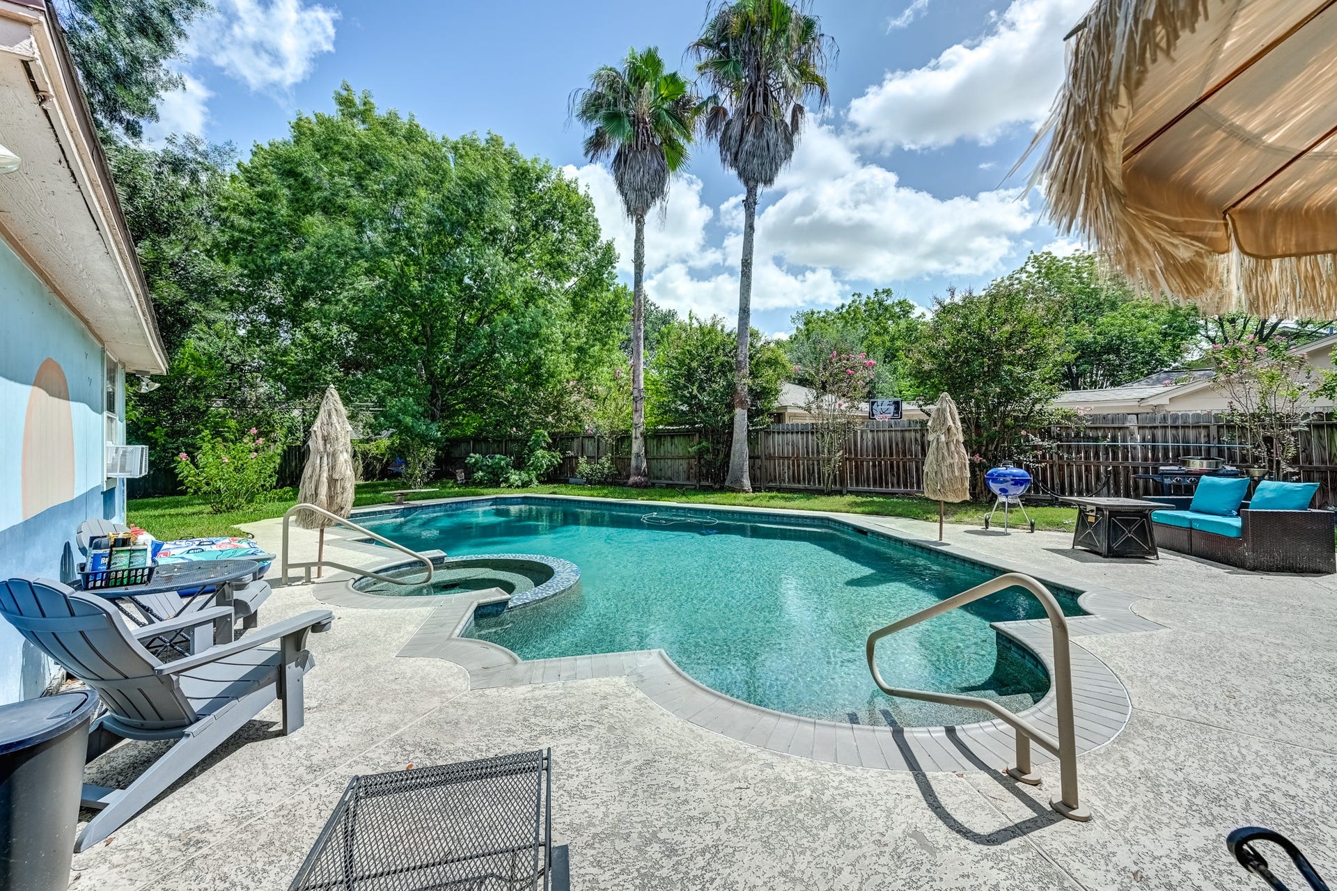 Backyard oasis