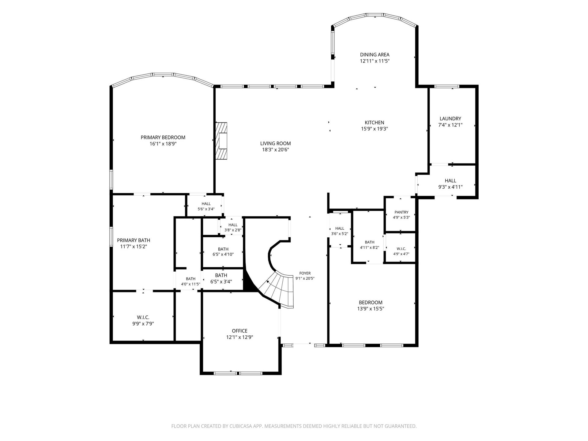 1st floor floorplan. If room measurements are important, please independently verify.