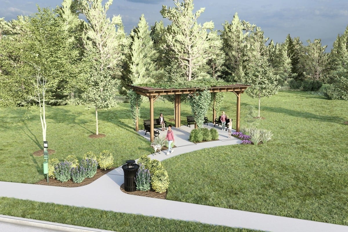 Future planned greenbelt.