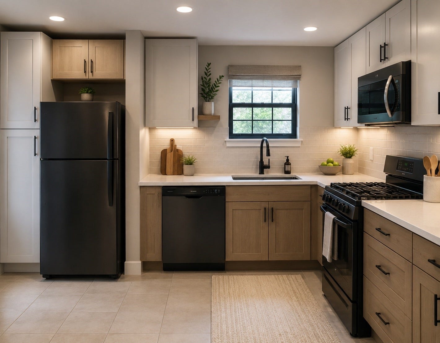 Rendering of simple kitchen renovation