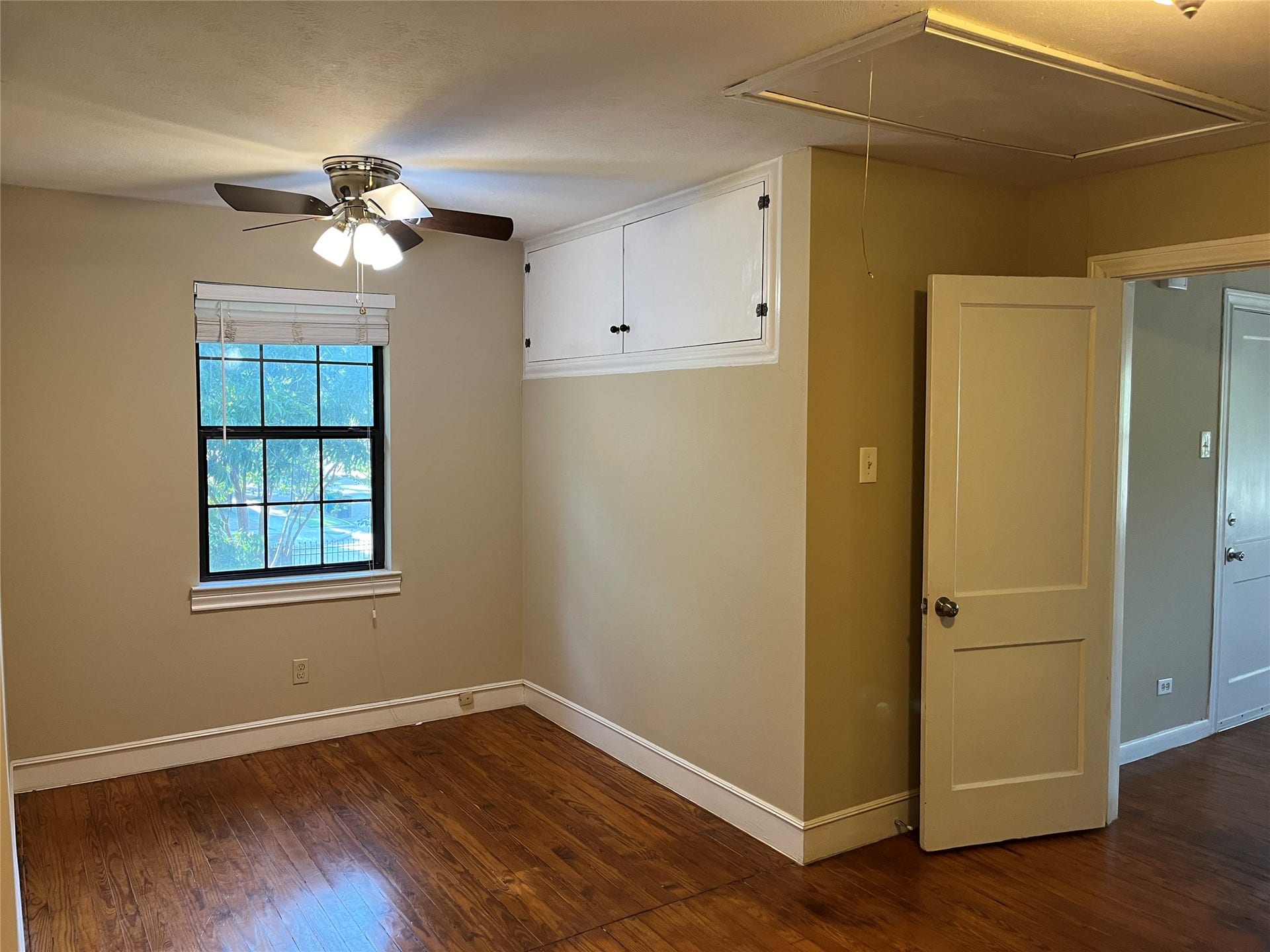 Bedroom number one with additional storage and en-suite bathroom.