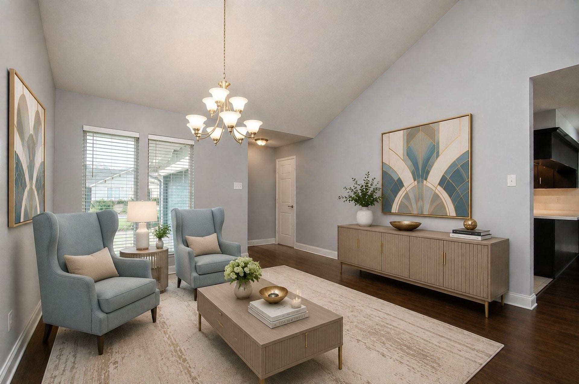 This Front Space also Can Be Used as an Open Sitting Area.