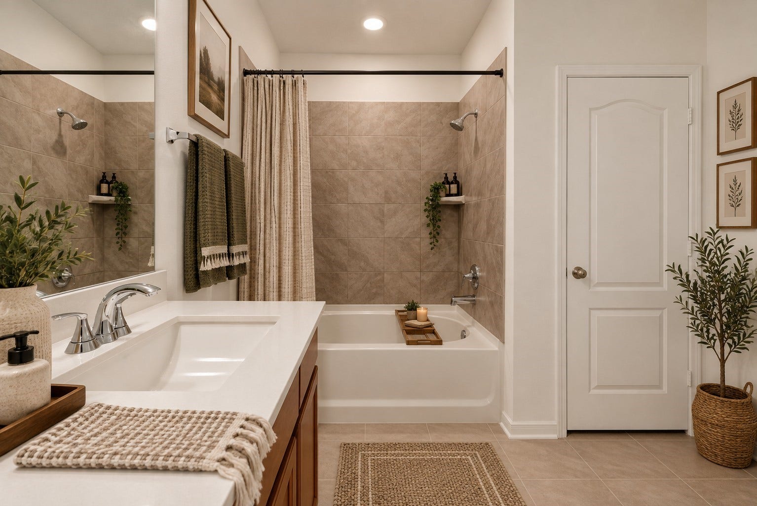 714 Allana Lane, Alvin, TX 77511 Virtually Staged Primary Bath
