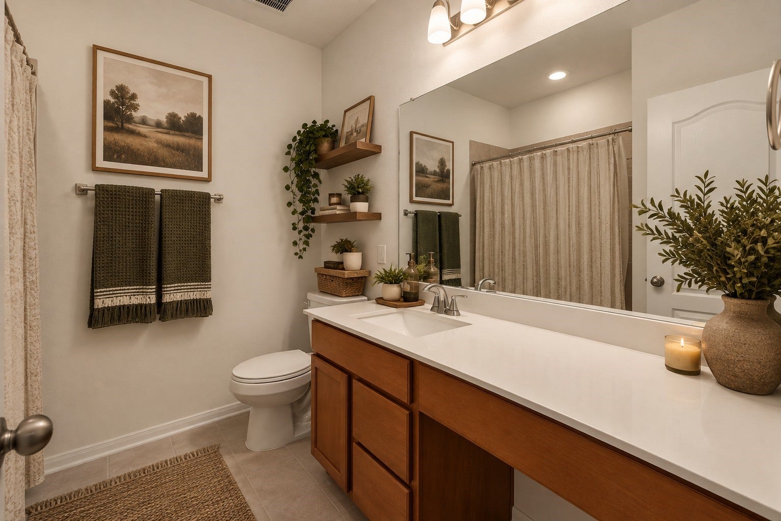 714 Allana Lane, Alvin, TX 77511 Virtually Staged Secondary Bath