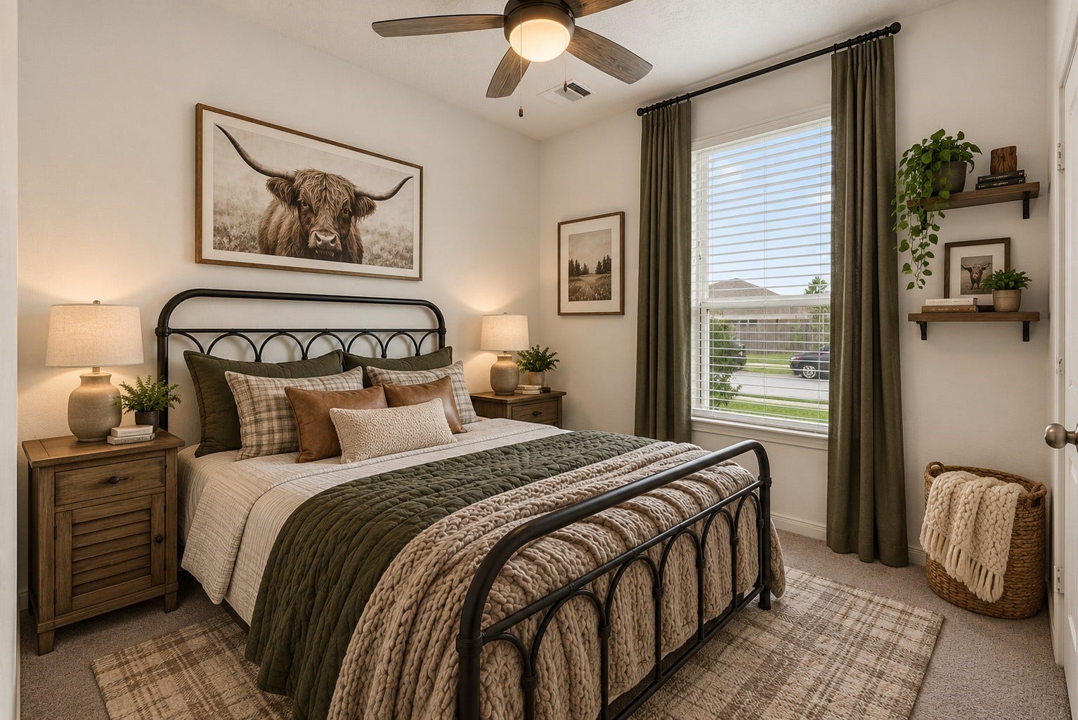 714 Allana Lane, Alvin, TX 77511 Virtually Staged Bedroom 2