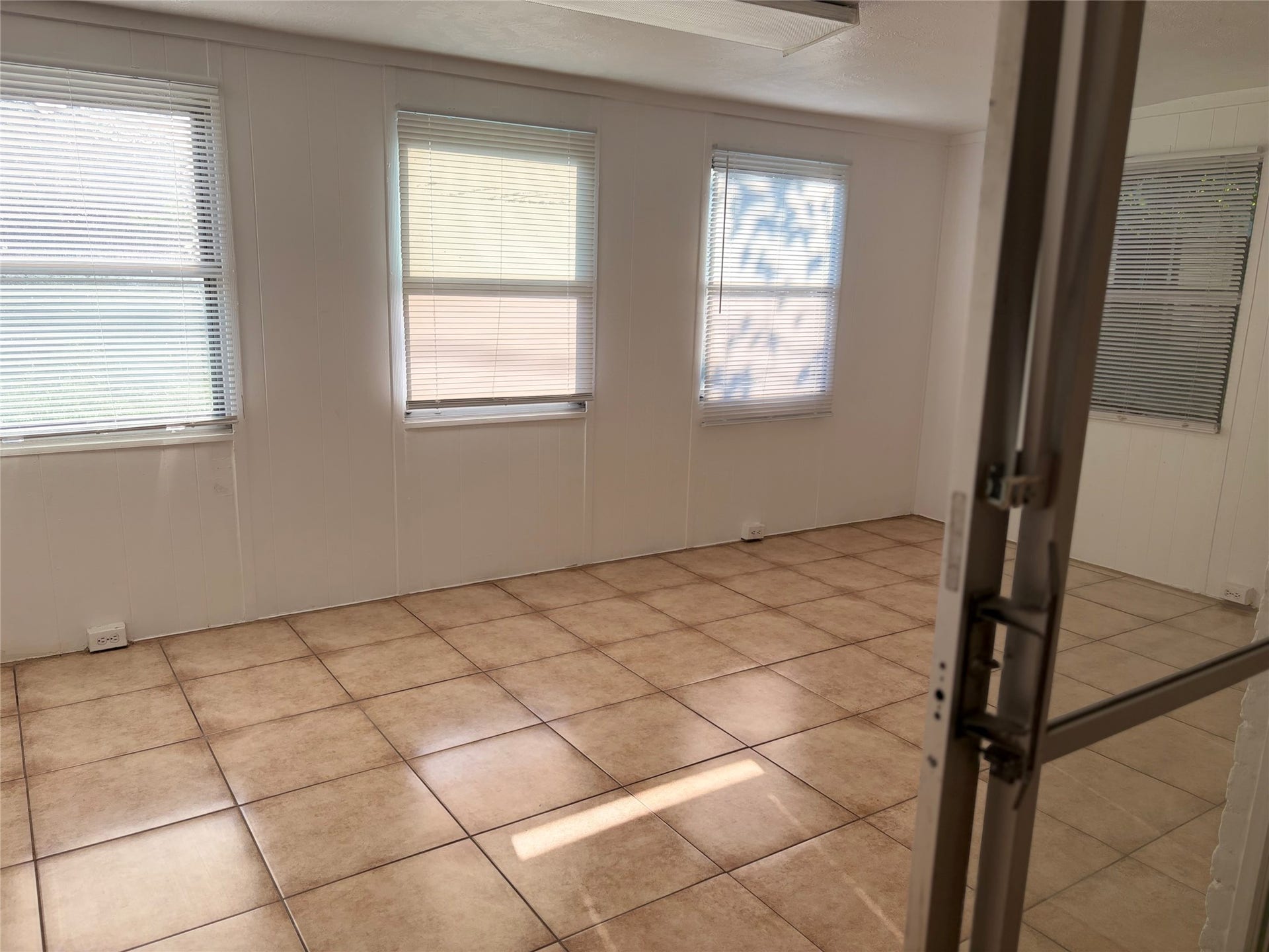 Sliding Doors leading to the Sunroom